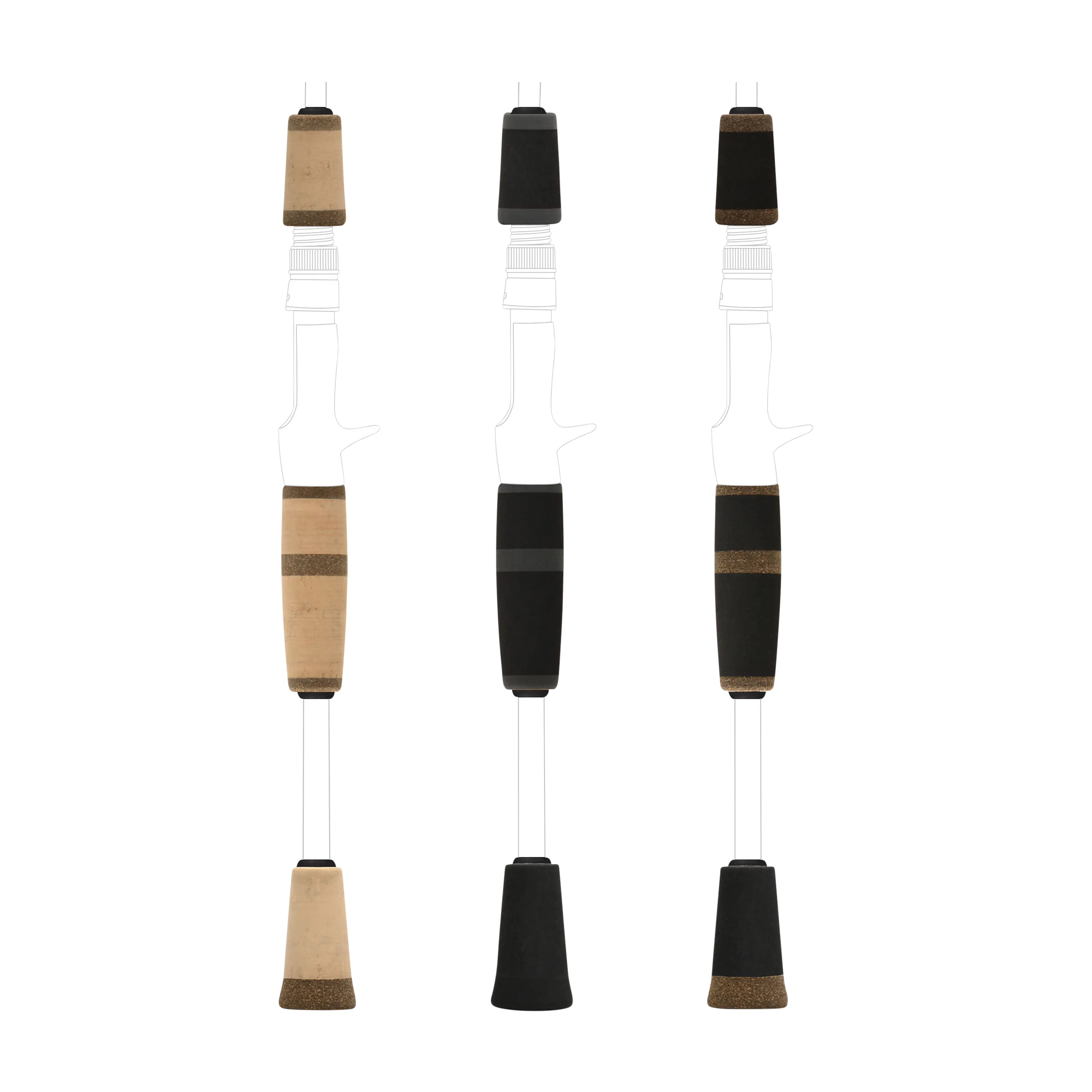 American Tackle 2-Tone Split Grip Kits for Casting Rods - Image 7