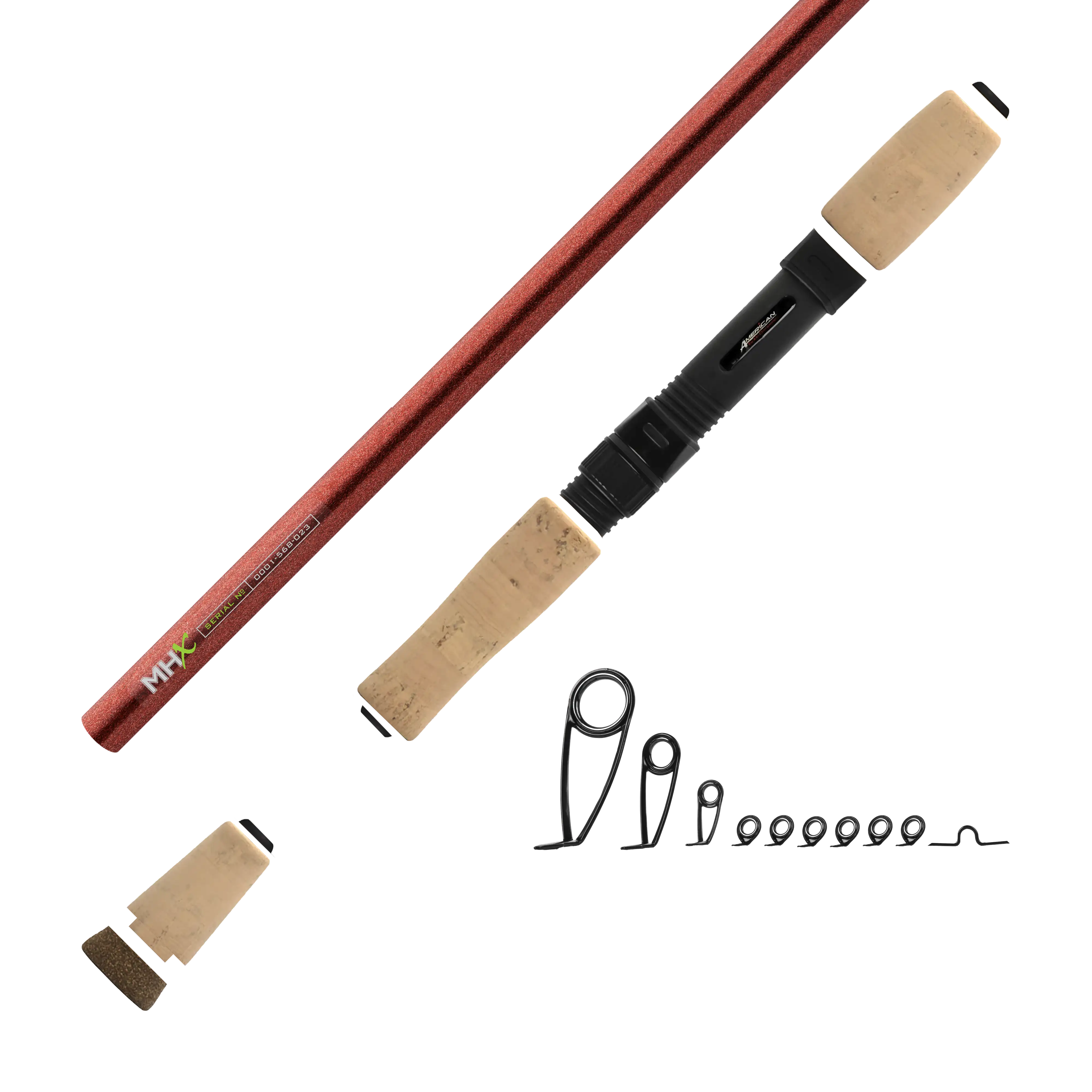 6'6" Med-Light MHX Spinning Rod Kit - Image 10