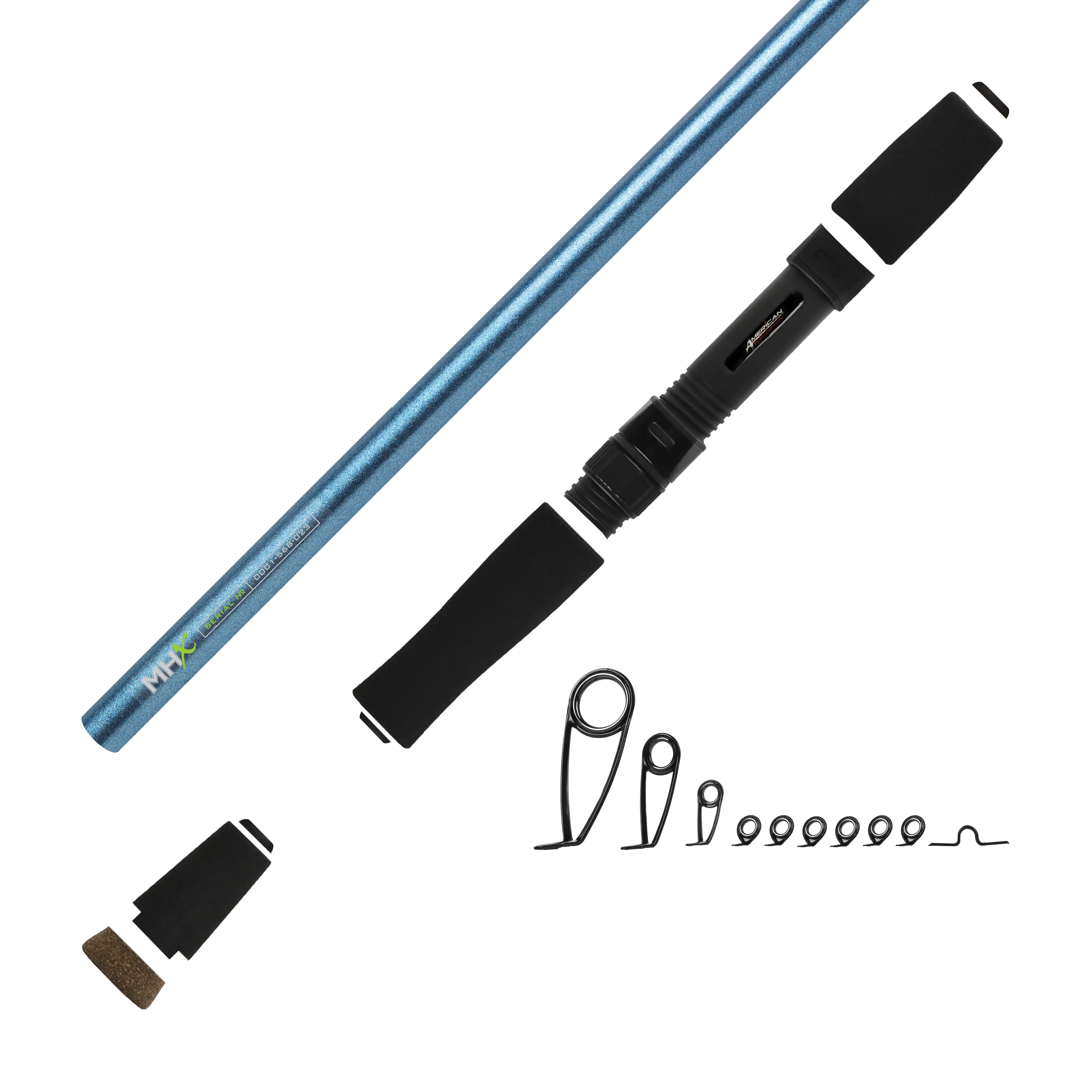 6'6" Med-Light MHX Spinning Rod Kit - Image 15