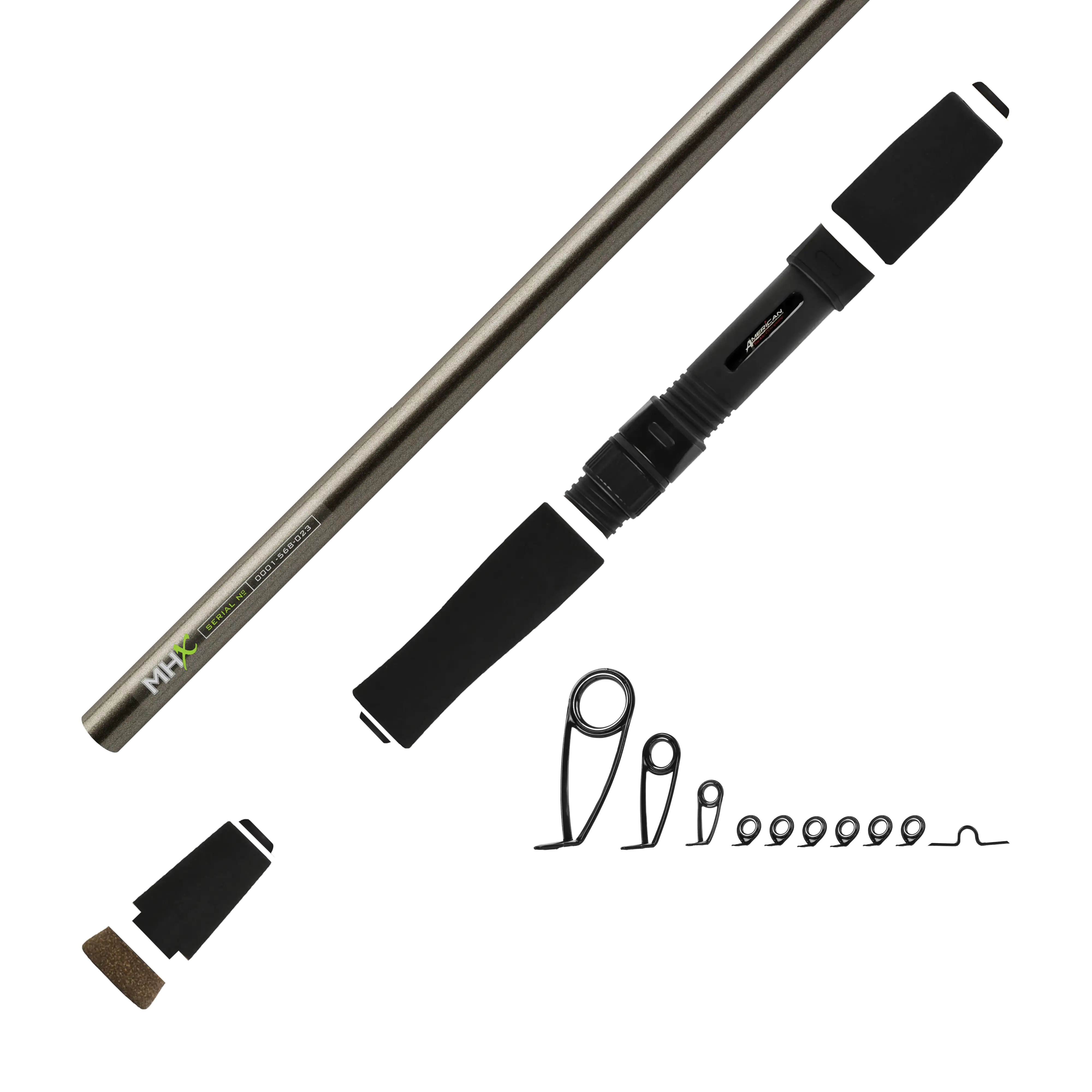 6'6" Med-Light MHX Spinning Rod Kit - Image 21