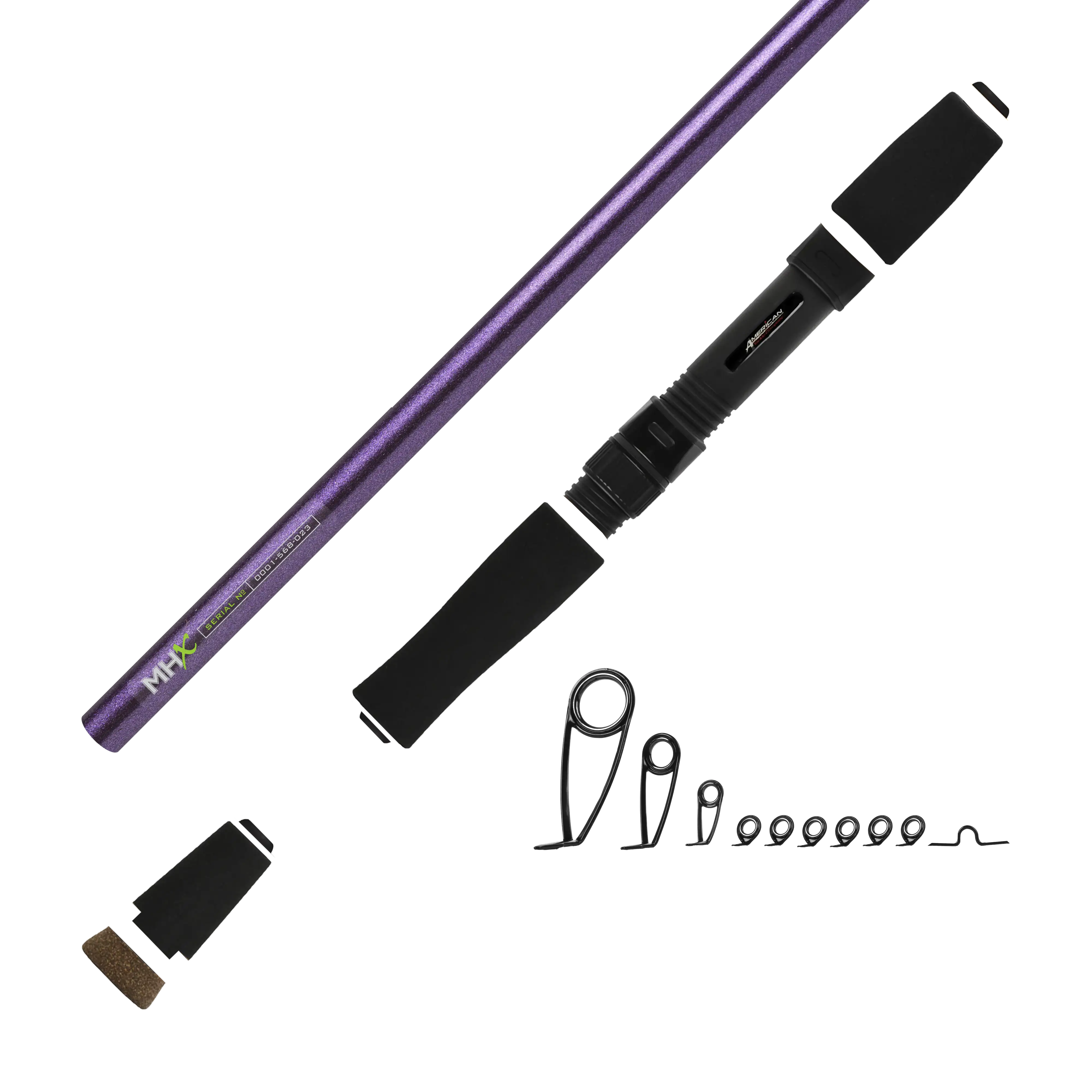 6'6" Med-Light MHX Spinning Rod Kit - Image 23