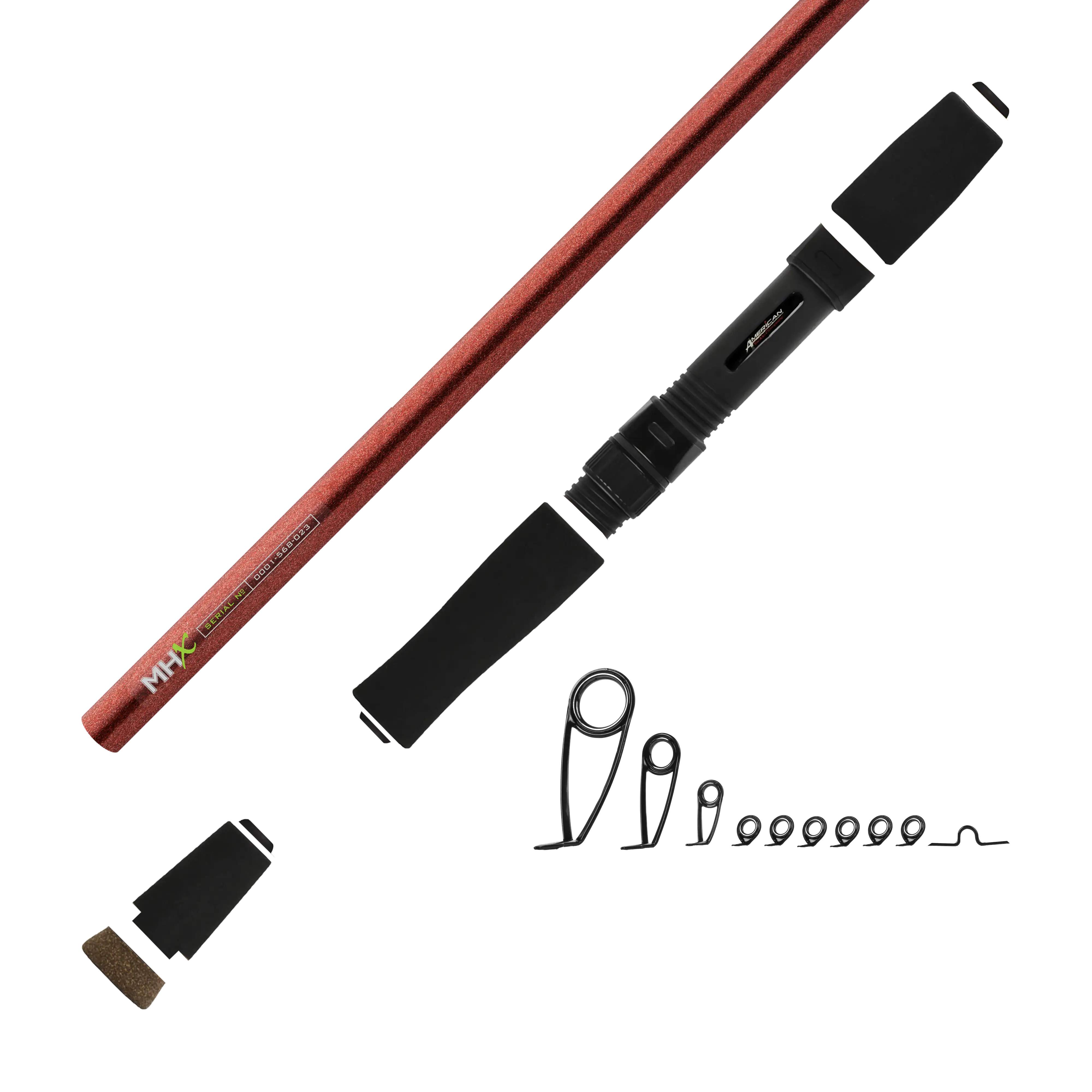 6'6" Med-Light MHX Spinning Rod Kit - Image 24