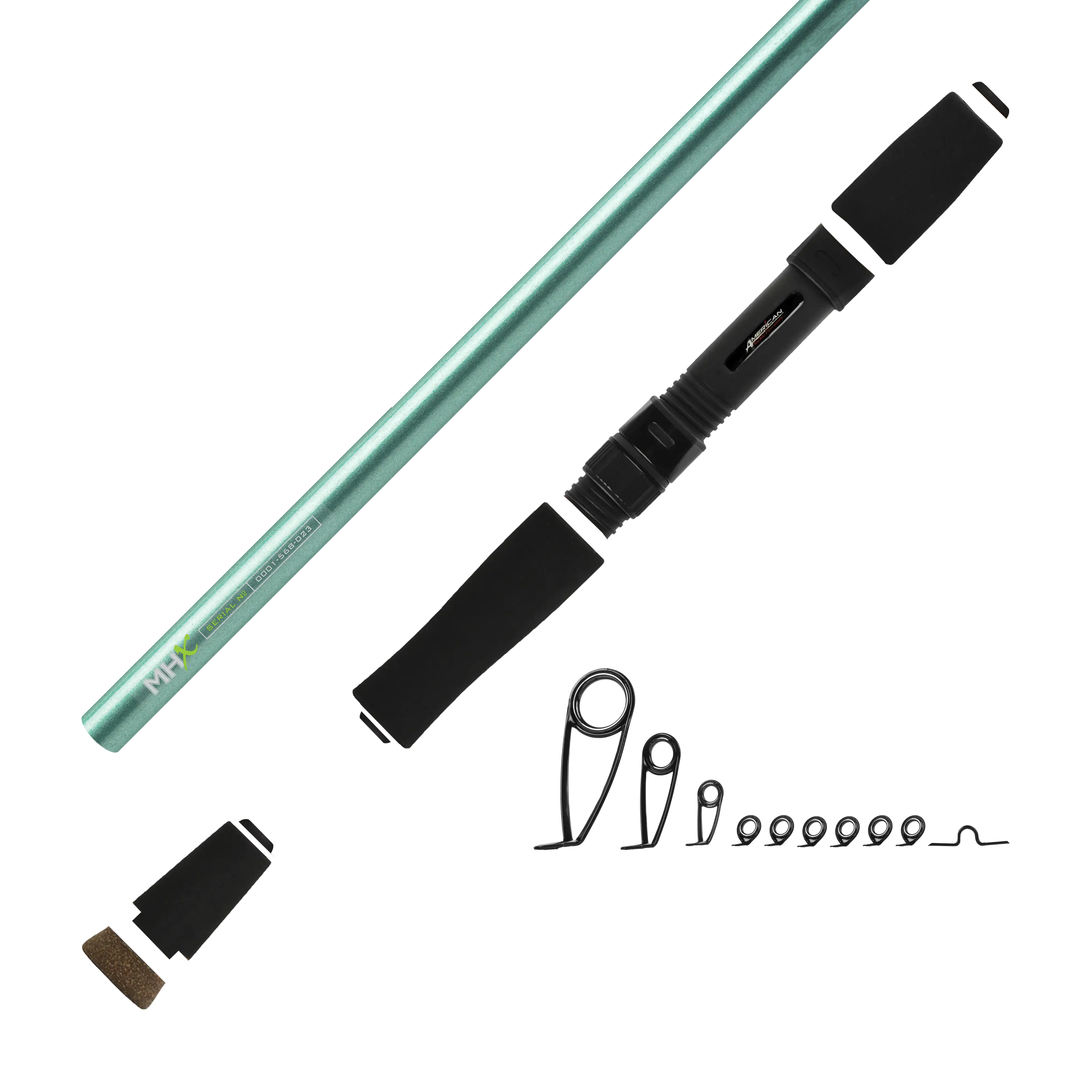6'6" Med-Light MHX Spinning Rod Kit - Image 25