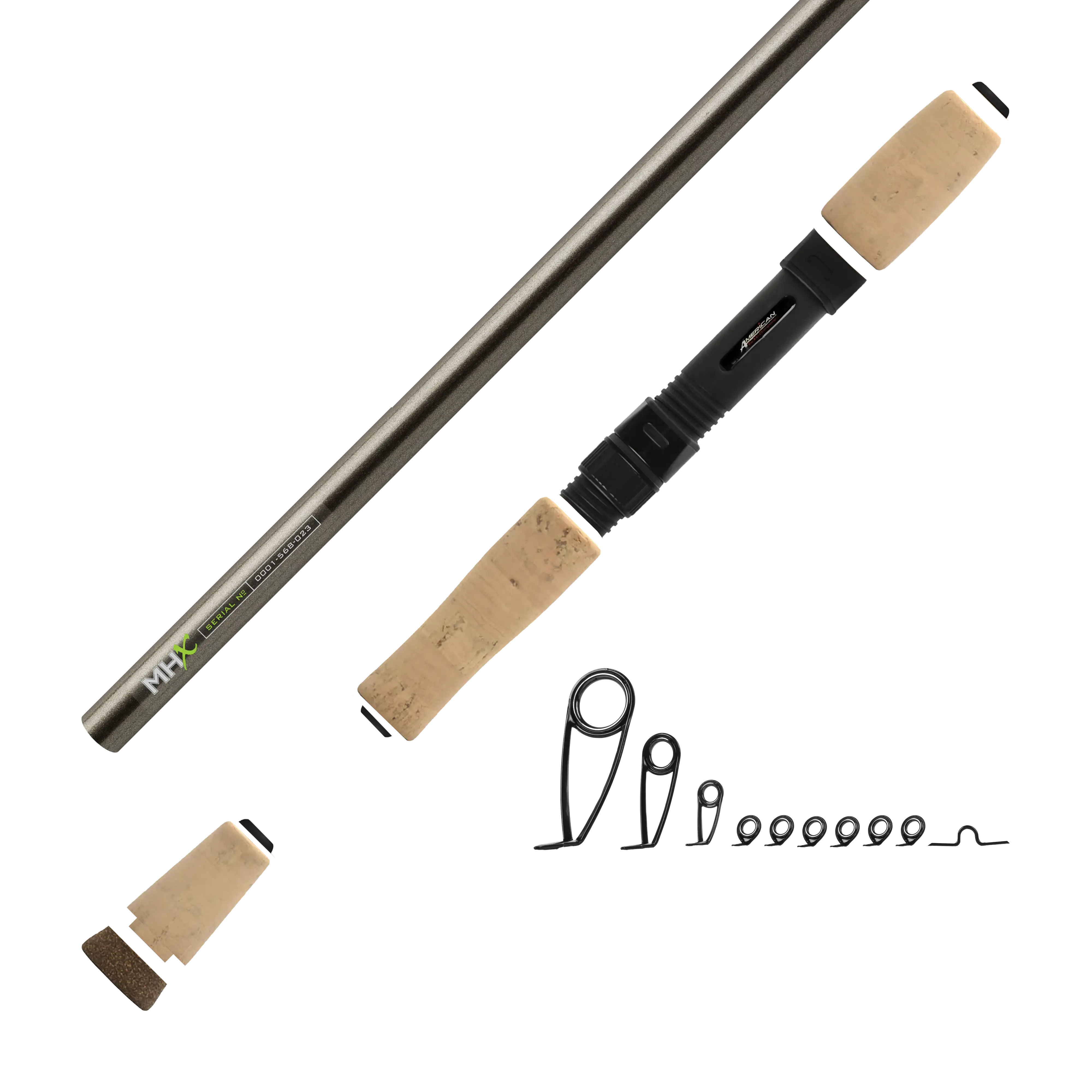 6'6" Med-Light MHX Spinning Rod Kit - Image 7