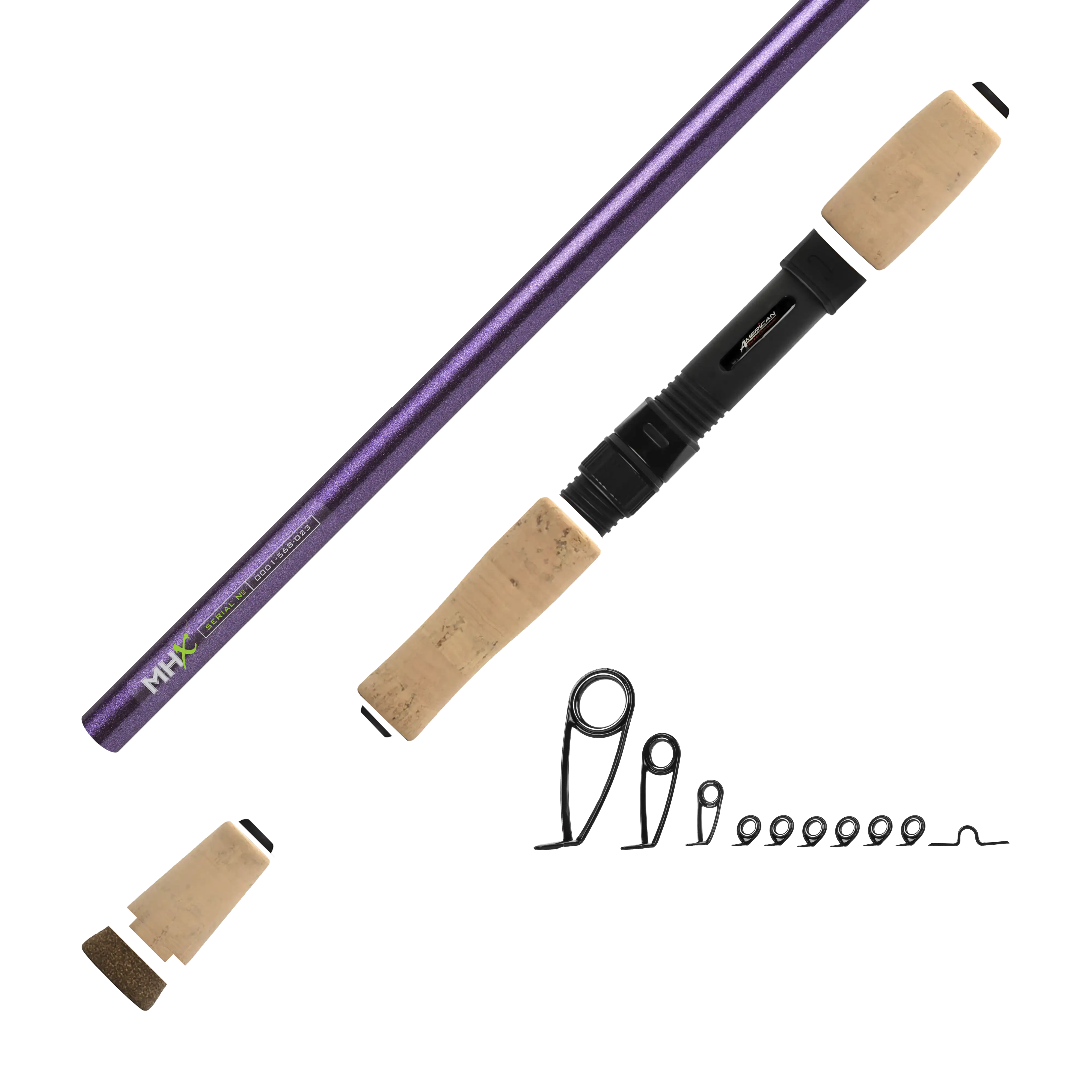 6'6" Med-Light MHX Spinning Rod Kit - Image 9