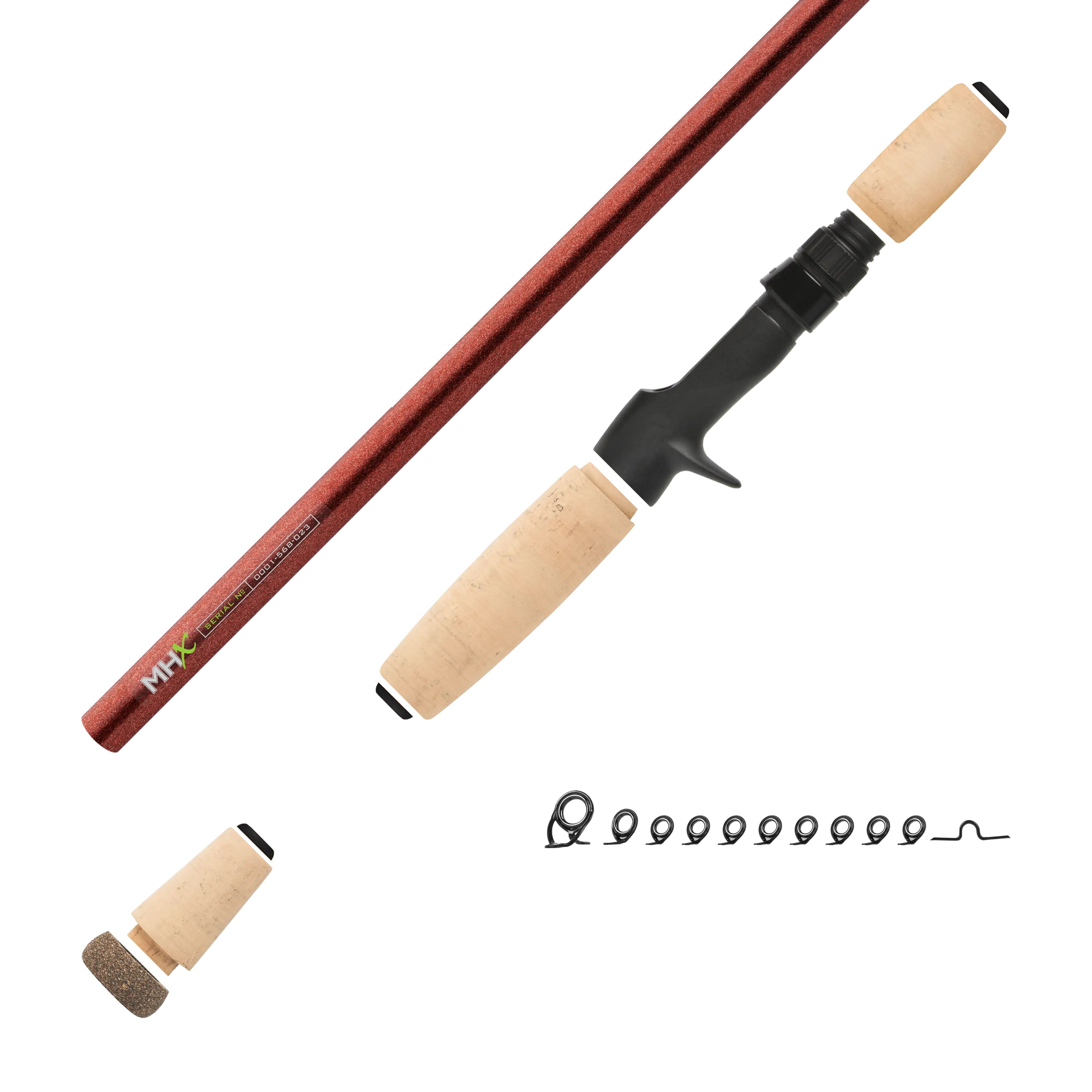 7'0" Med-Heavy MHX Mag Bass Casting Rod Kit - Image 21