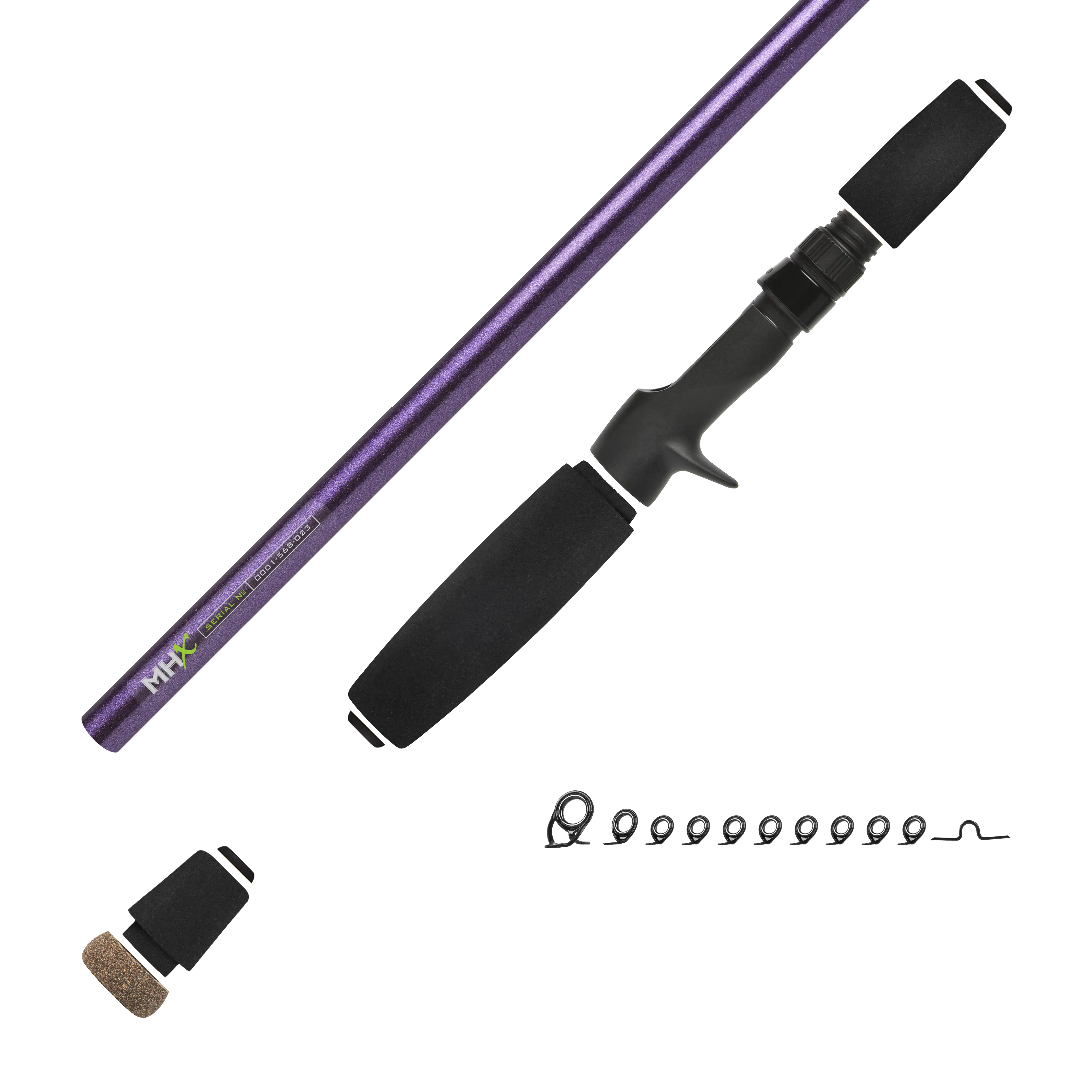 7'0" Med-Heavy MHX Mag Bass Casting Rod Kit - Image 6