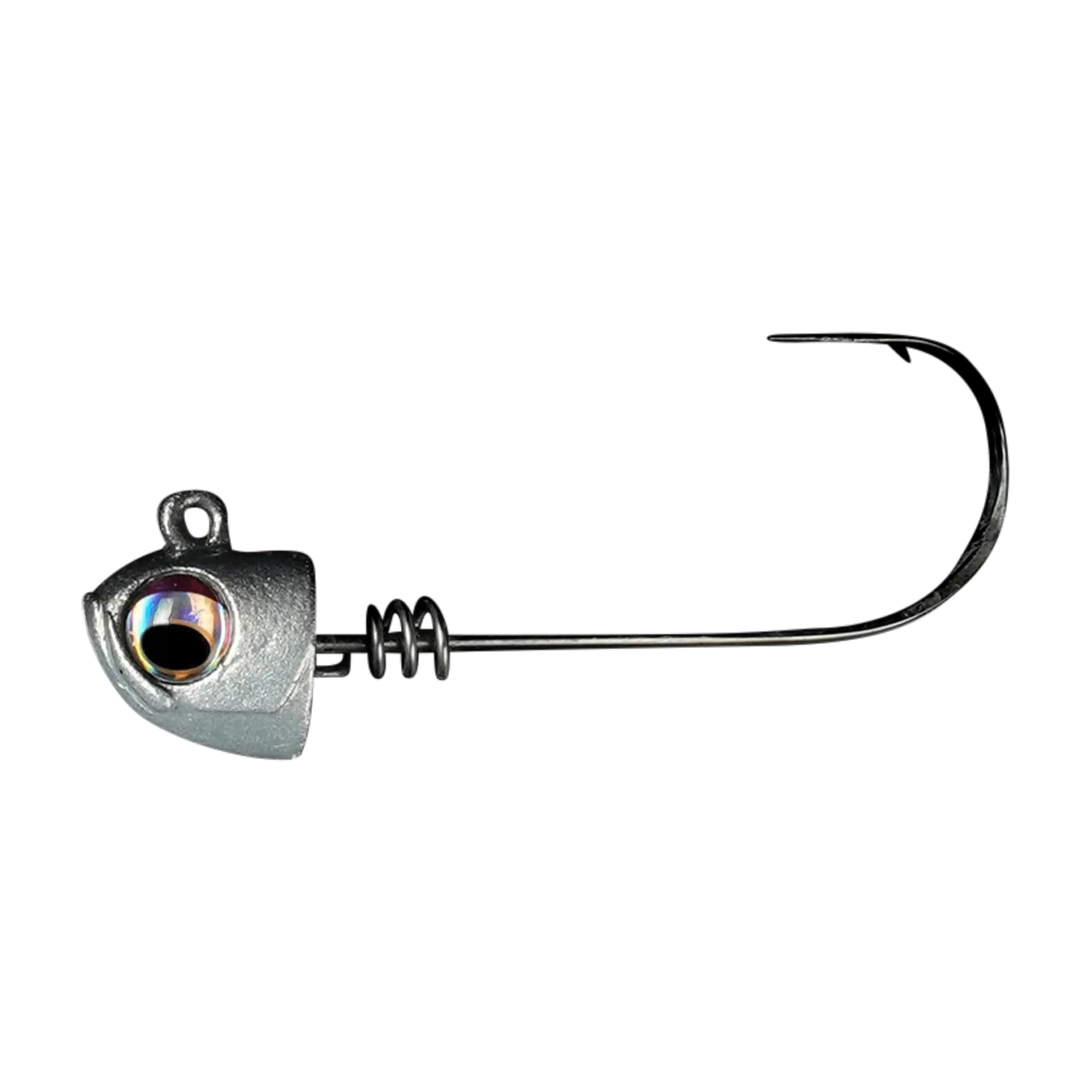 NLBN 8" Screw Lock Jig Heads – Heavy-Duty 9/0 Mustad Hooks (2 Pack) - Image 2