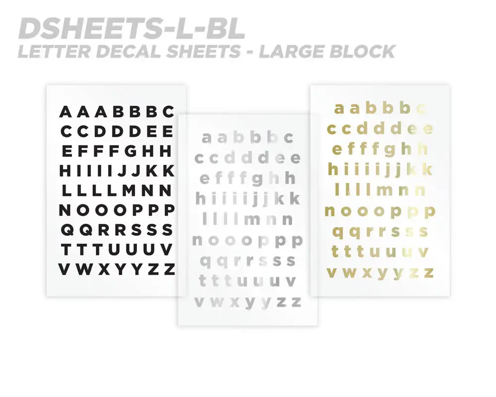 Mud Hole Alphabet Rod Decals - Peel & Stick Letters - Image 16