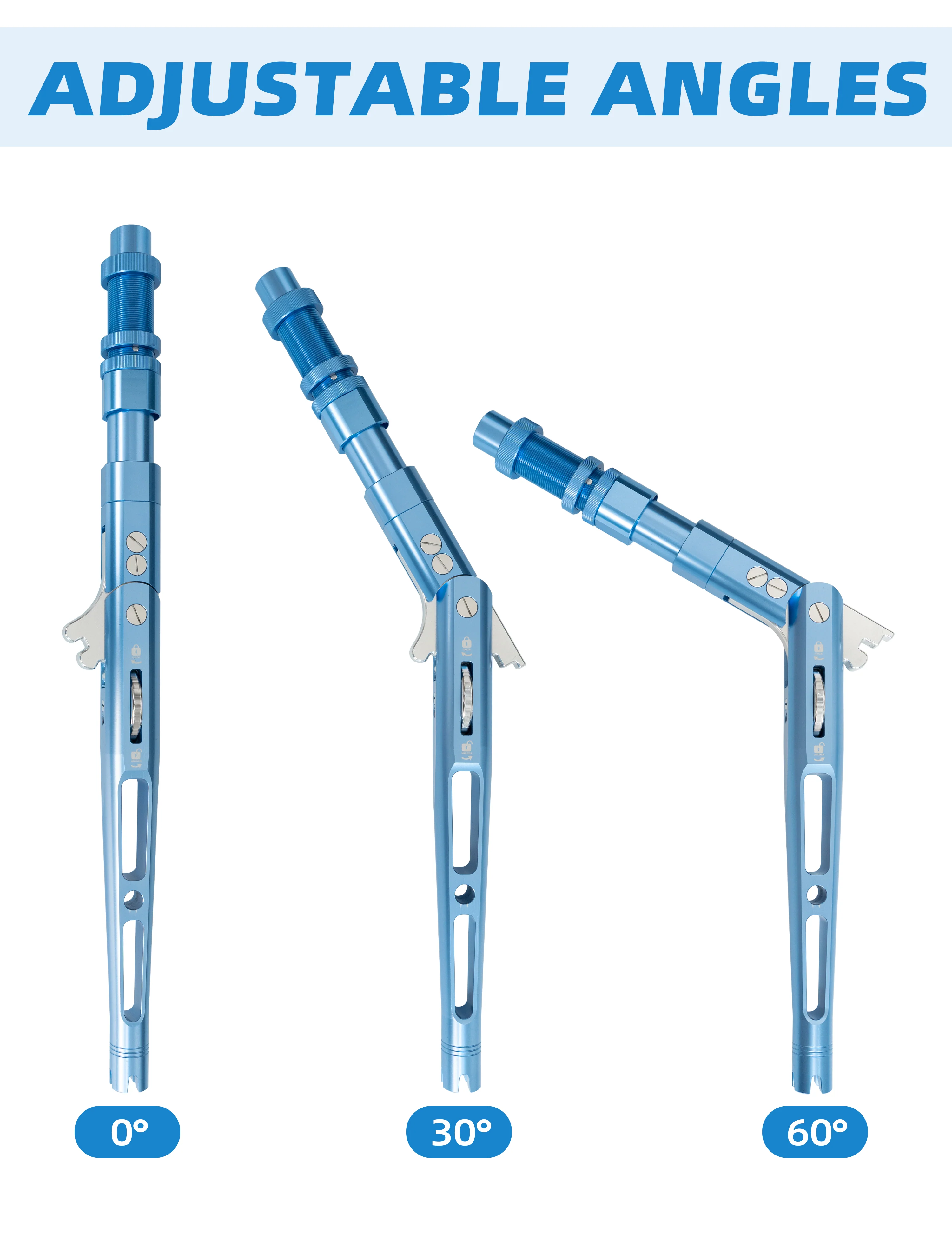 Bluewing Adjustable Bent Rod Butt - Image 30