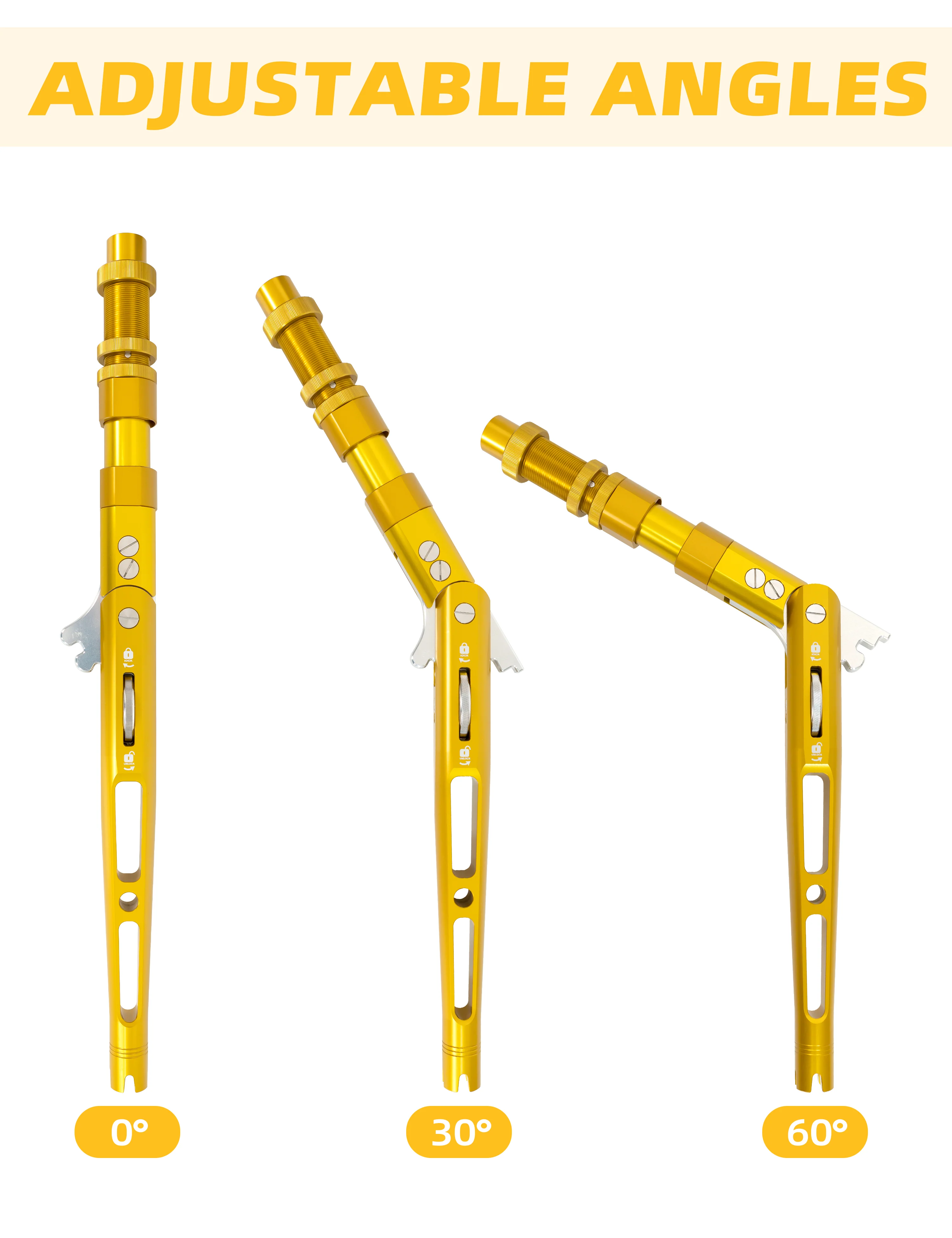Bluewing Adjustable Bent Rod Butt - Image 31