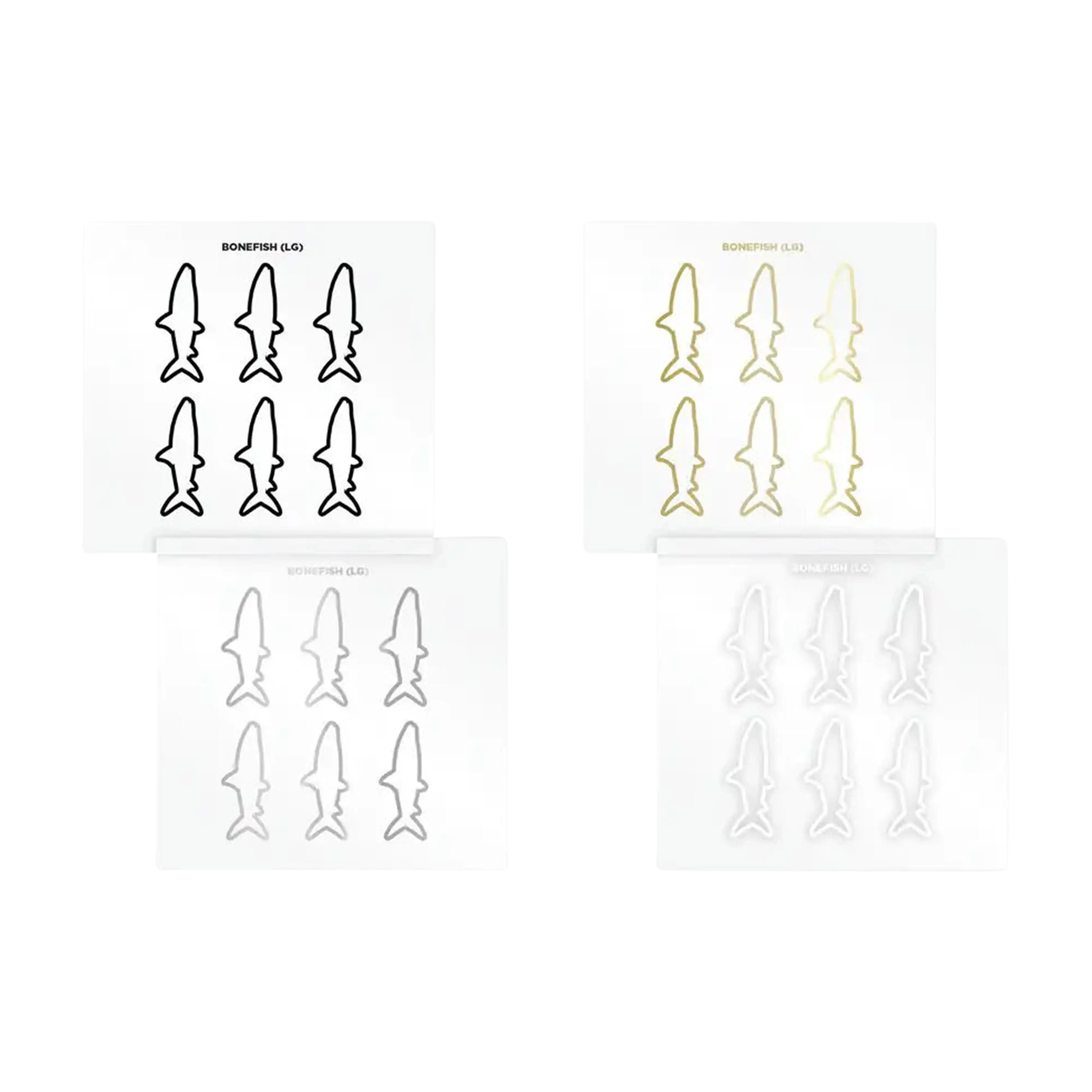 Mud Hole Bonefish Silhouette Rod Decals - Peel & Stick - Image 2