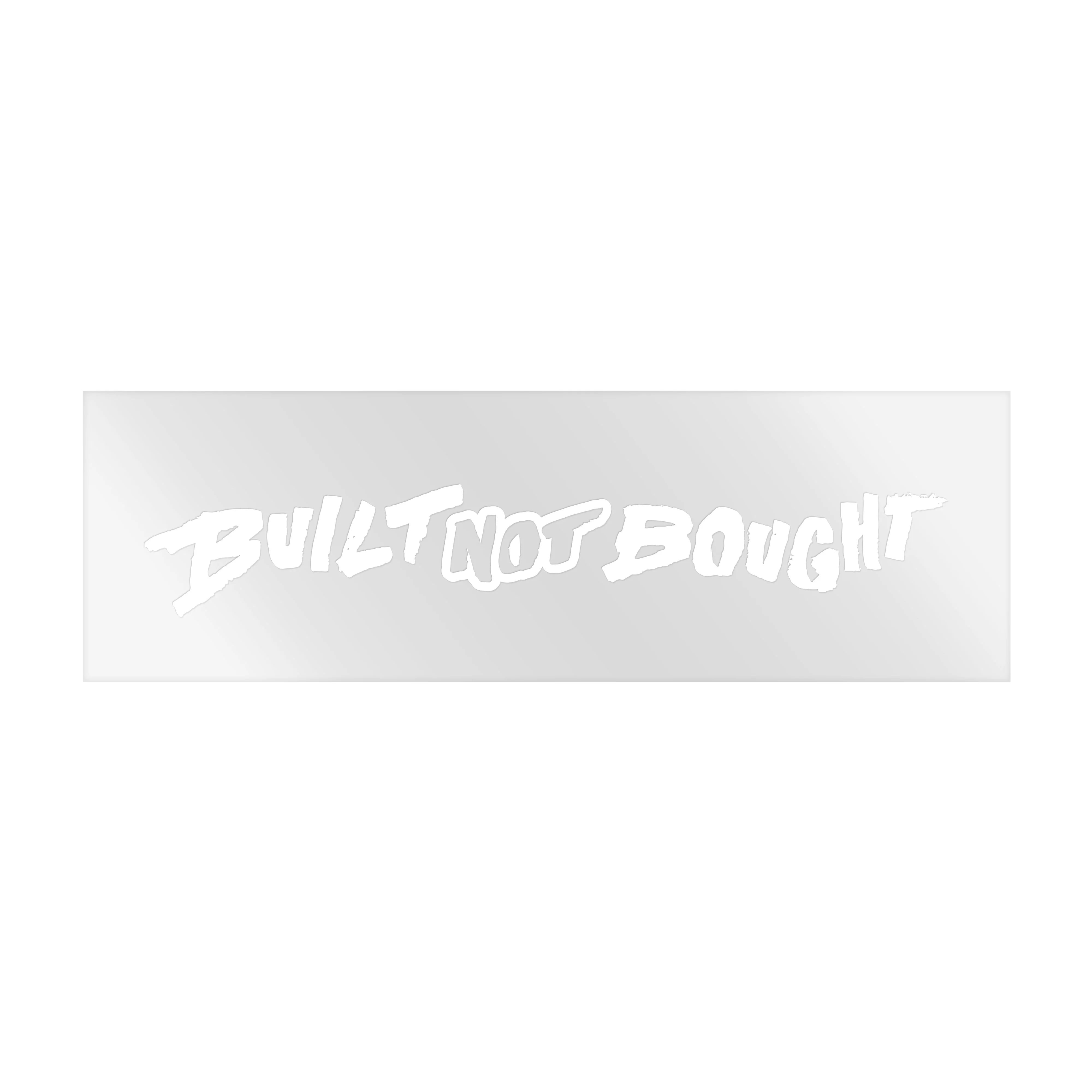 "Built Not Bought" Horizontal Monochrome Rod Decals - Image 9