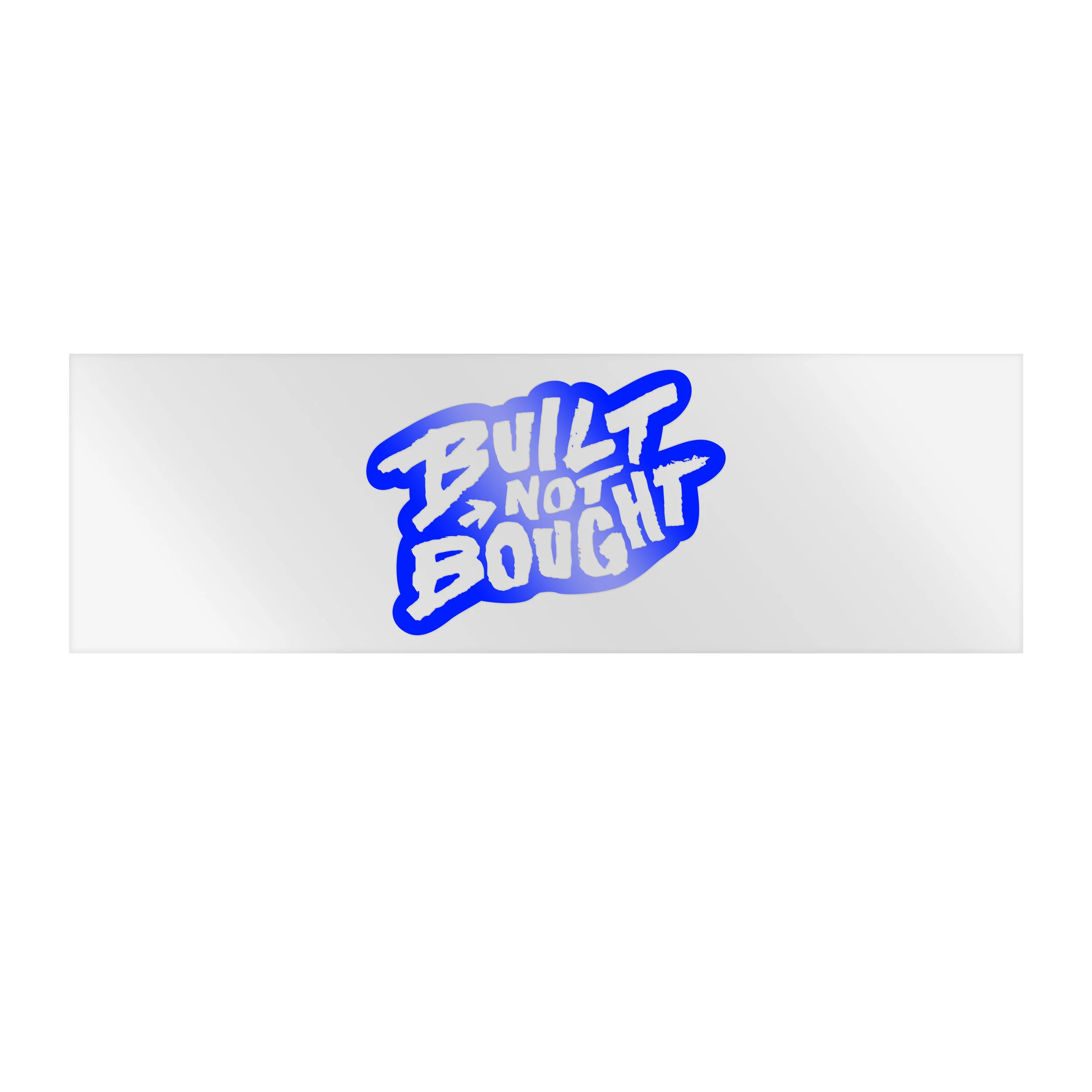 "Built Not Bought" Monochrome Rod Decals - Image 4