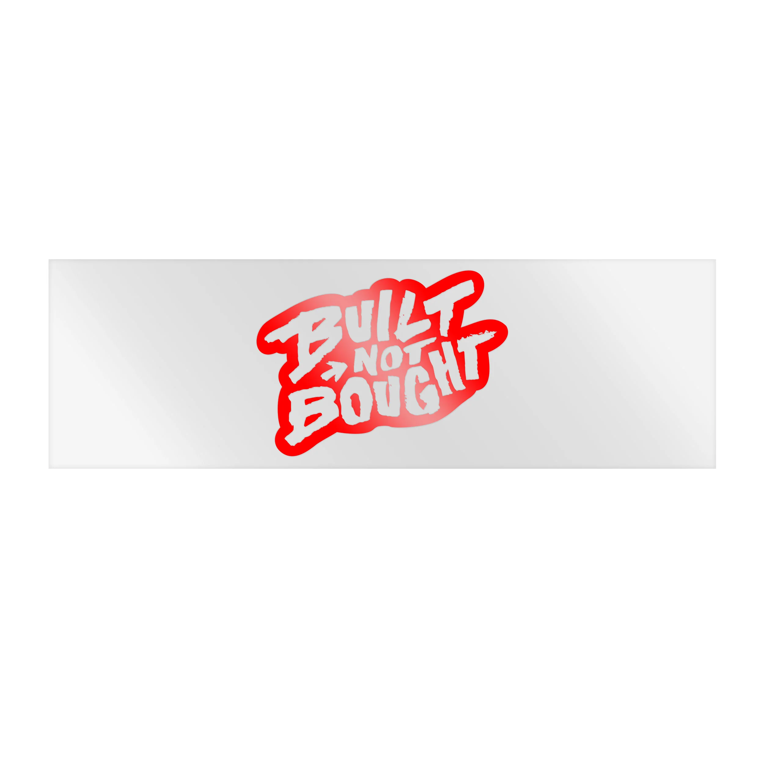 "Built Not Bought" Monochrome Rod Decals - Image 7