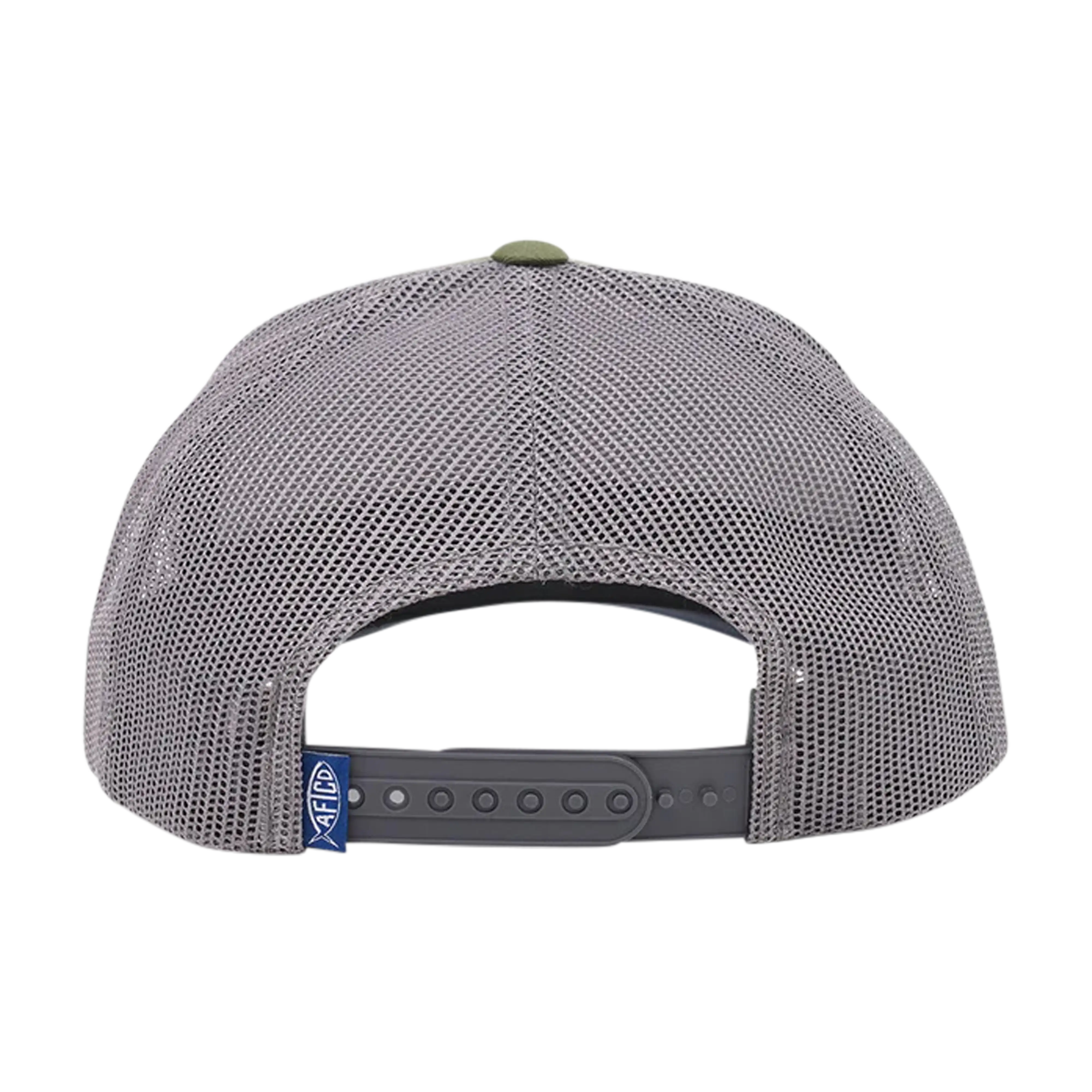 AFTCO Canton Leather Patch Trucker Hat - Image 3