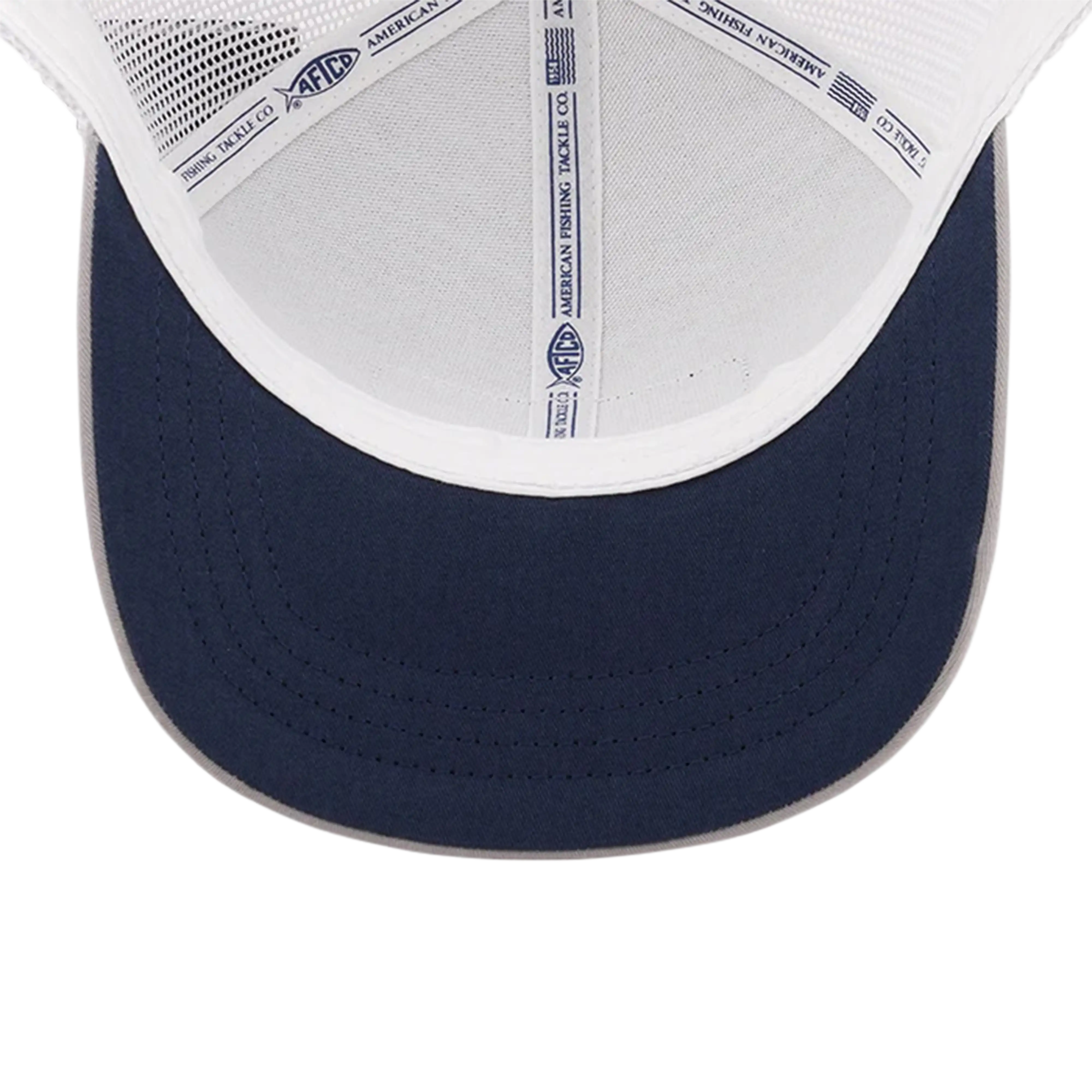 AFTCO Canton Leather Patch Trucker Hat - Image 9