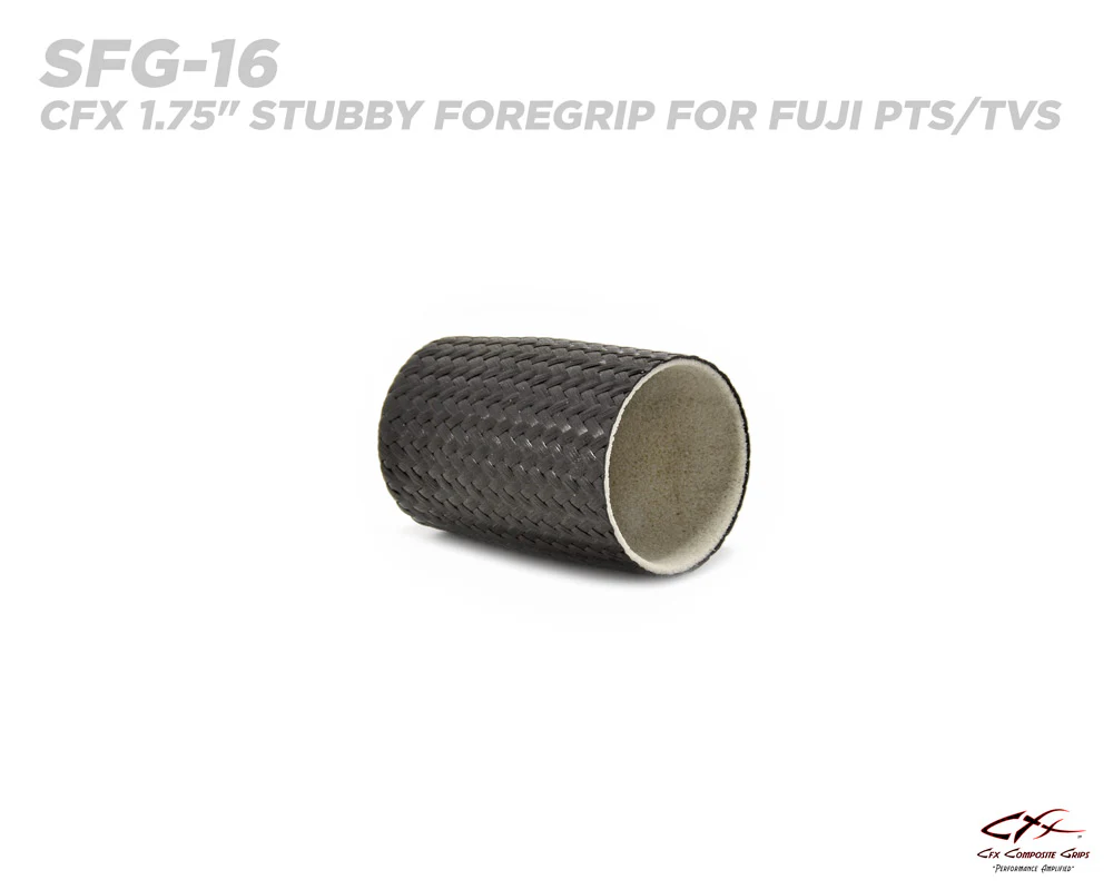 CFX Composite Carbon Fiber Grips - 1.75" Stubby Foregrip for Fuji PTS/TVS - Image 3
