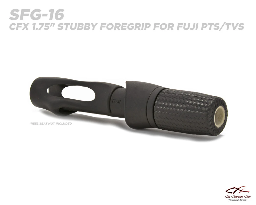 CFX Composite Carbon Fiber Grips - 1.75" Stubby Foregrip for Fuji PTS/TVS - Image 4