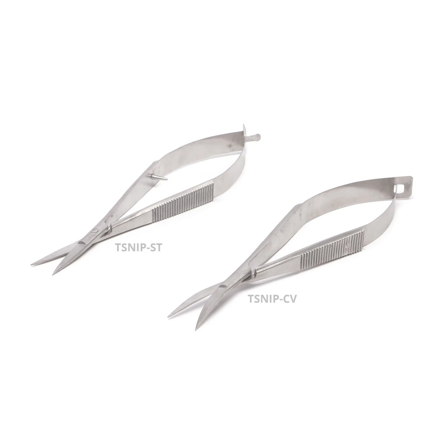 CRB Professional Spring Scissors - Curved or Straight Tip - Image 3
