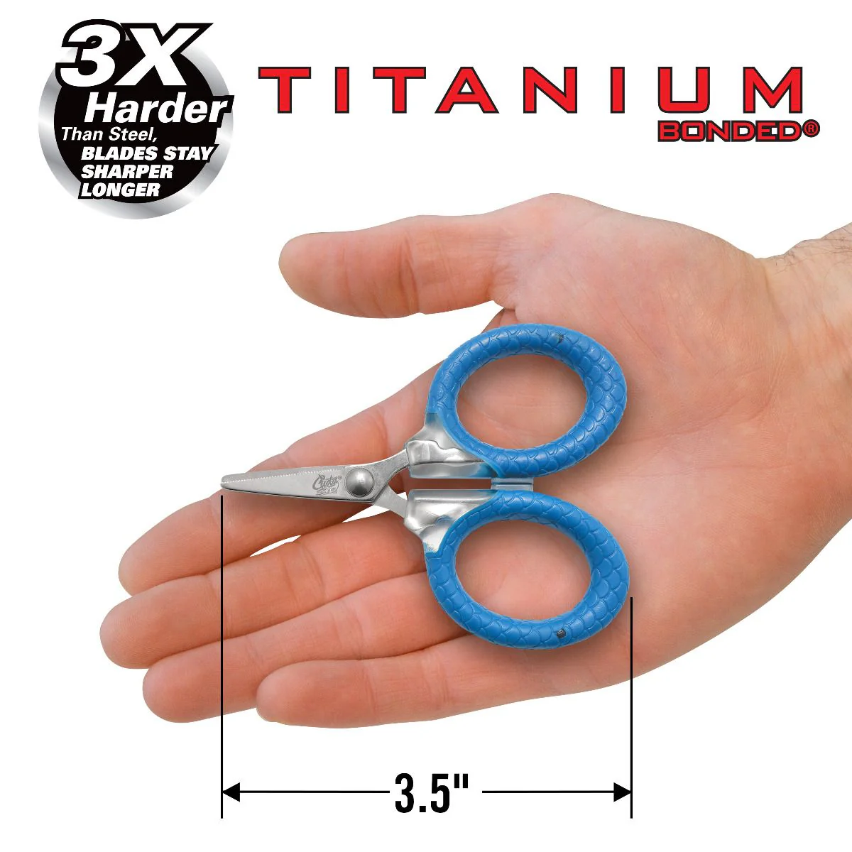 Cuda 3" Titanium Bonded Micro Scissors - Image 6