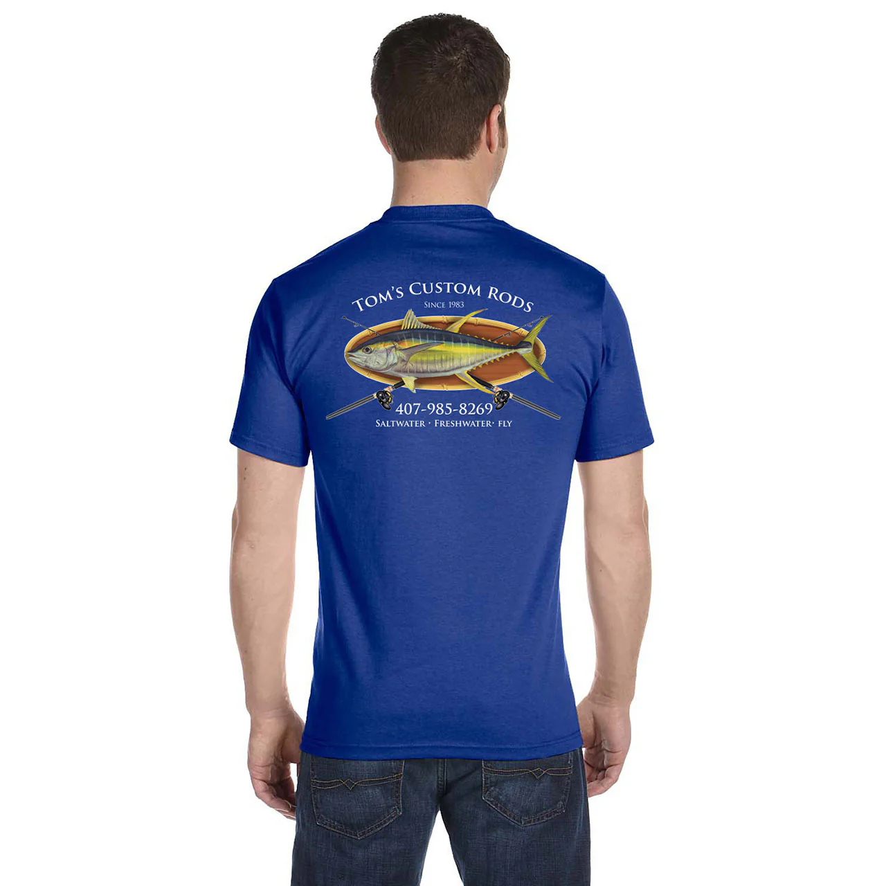 Custom T-Shirt: Bamboo Frame with Crossing Rods - Image 10