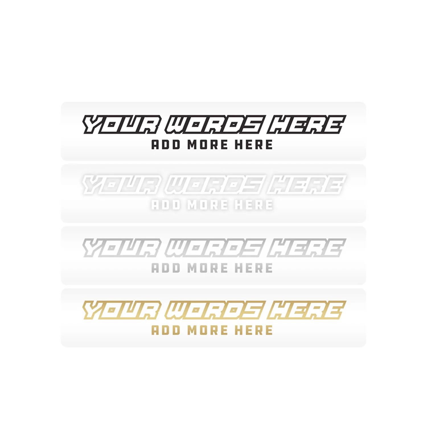 Mud Hole Customizable Designer Rod Decals - Futuristic - Image 10