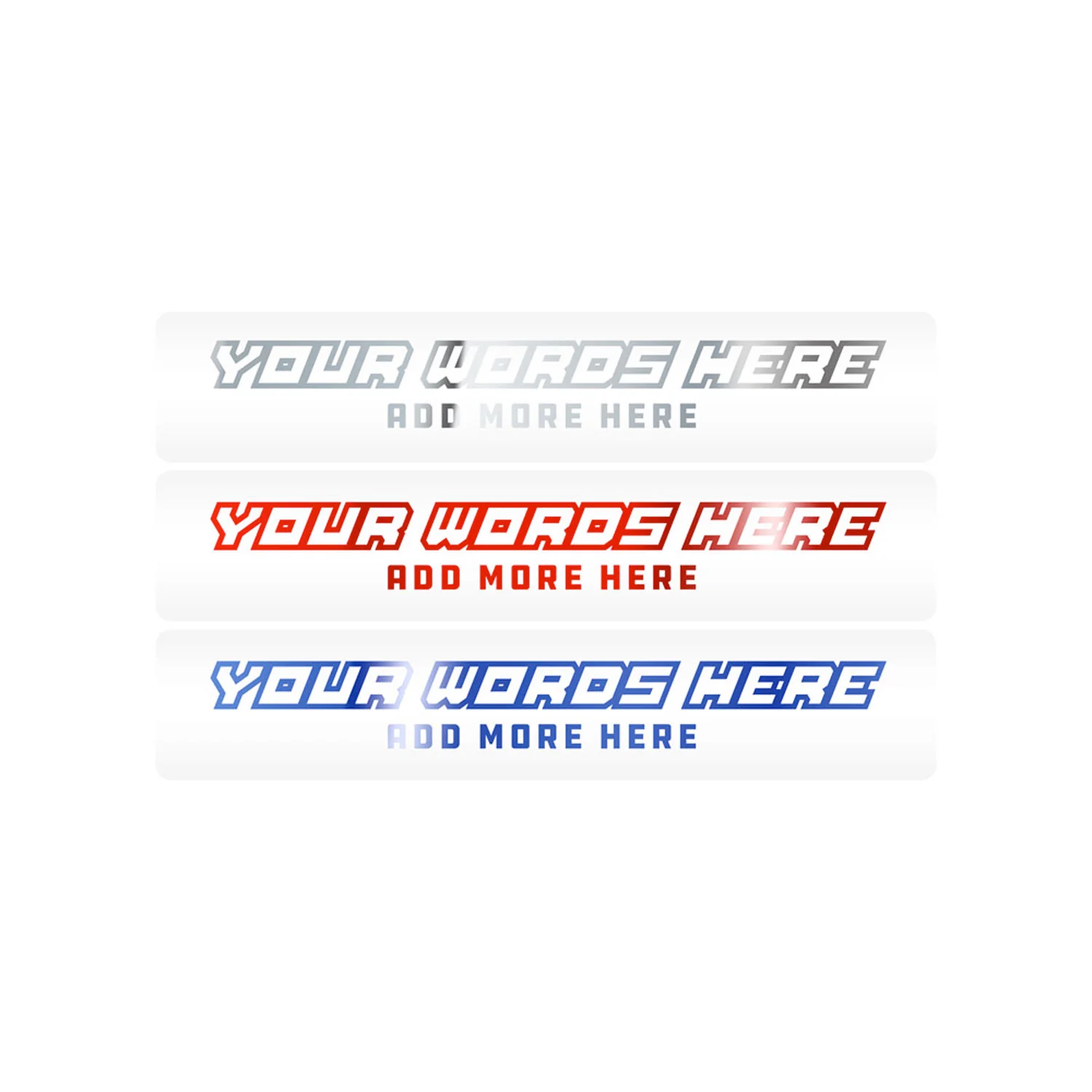 Mud Hole Customizable Designer Rod Decals - Futuristic - Image 11