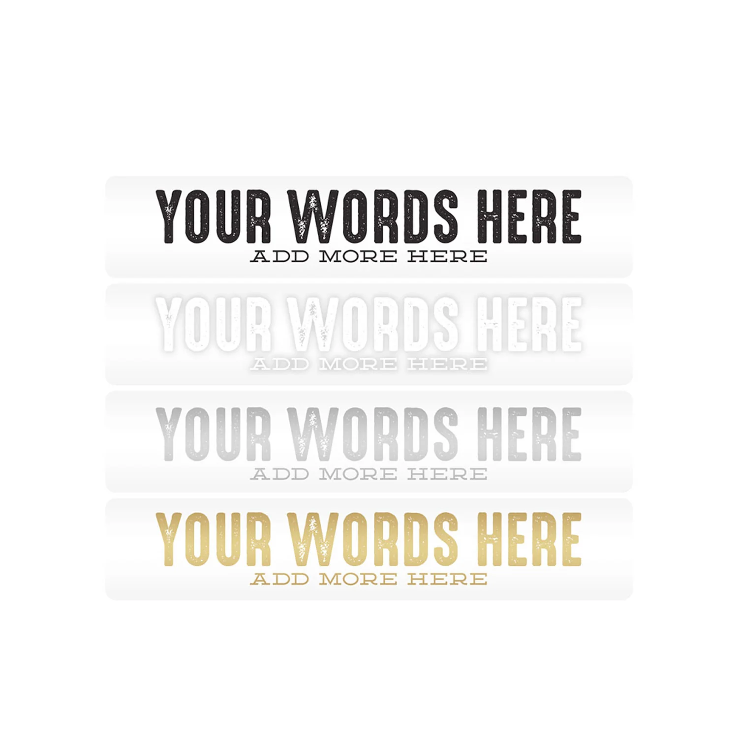 Mud Hole Customizable Designer Rod Decals - Letterpress - Image 10