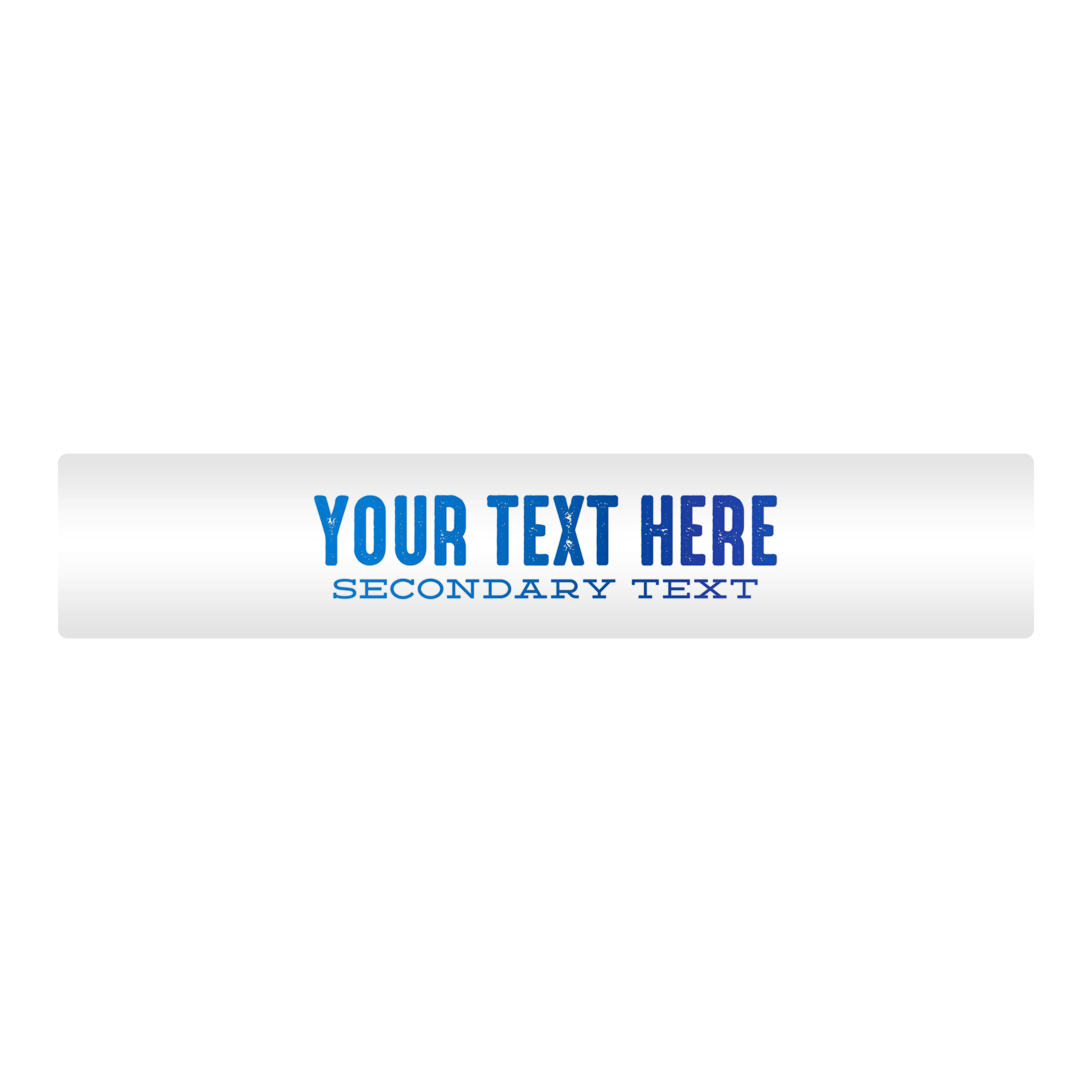 Mud Hole Customizable Designer Rod Decals - Letterpress - Image 3