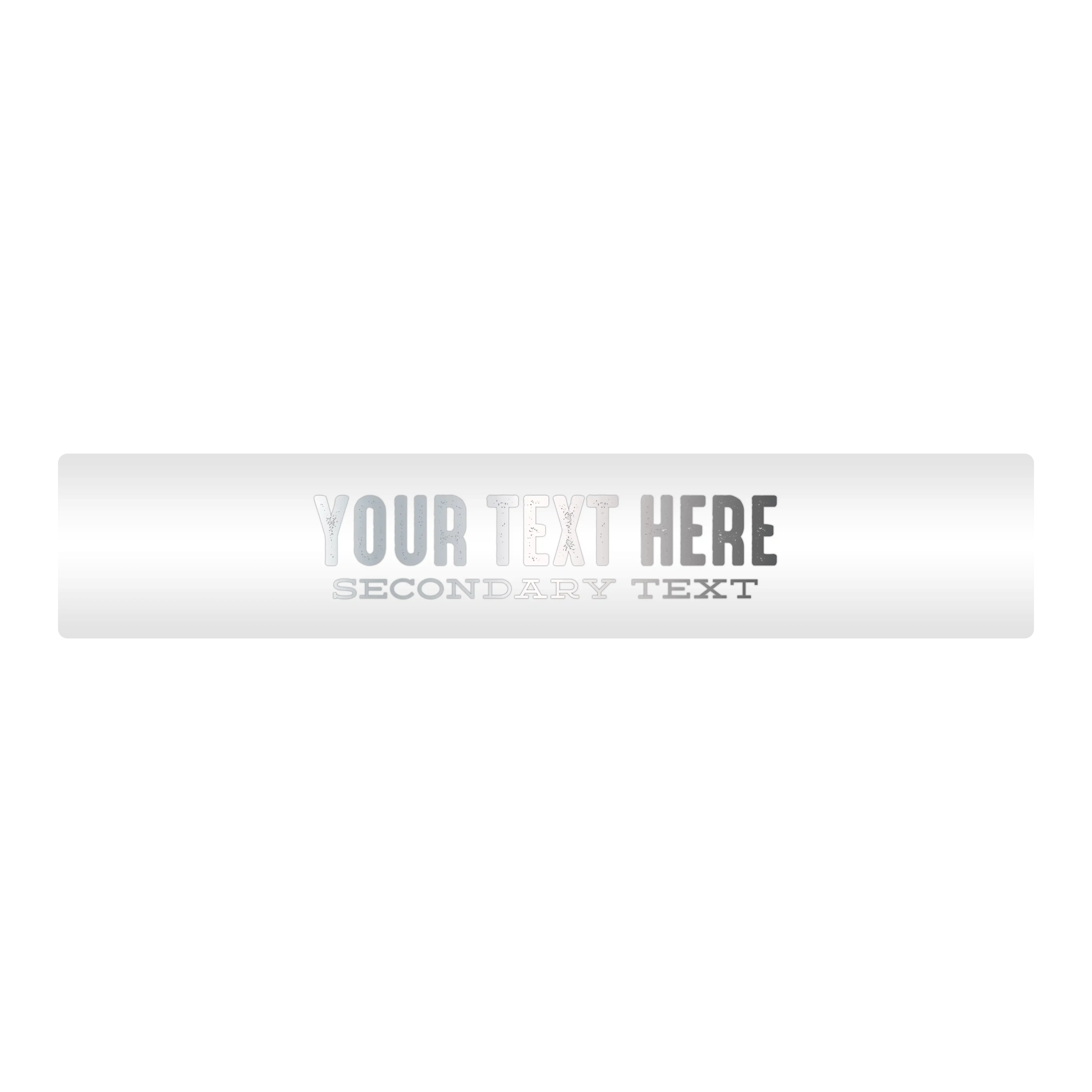 Mud Hole Customizable Designer Rod Decals - Letterpress - Image 4