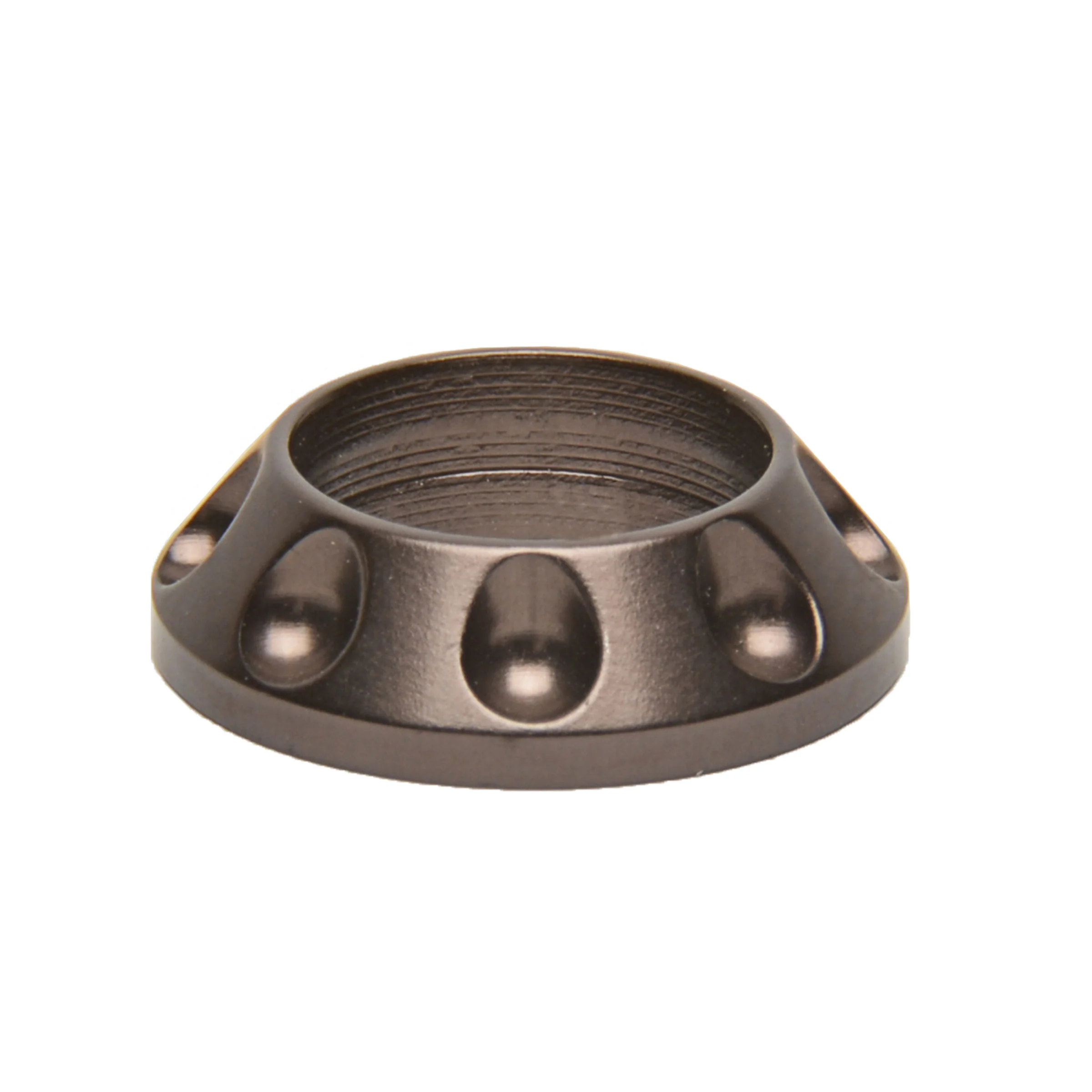 American Tackle DAWC Dimpled Aluminum Winding Checks - Polished Finish - Image 5