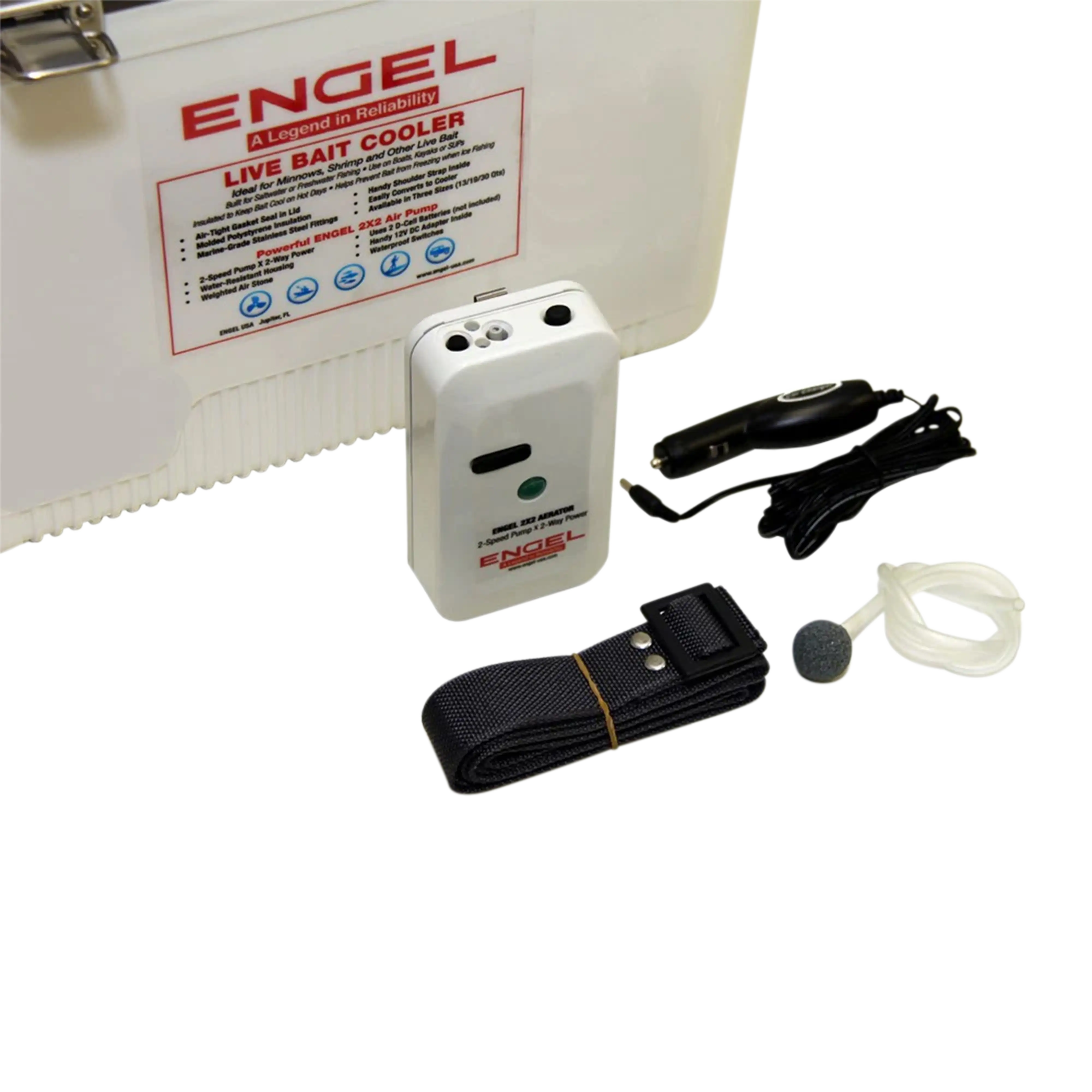 Engel 13 Qt. Live Bait Cooler with Air Pump - Image 2
