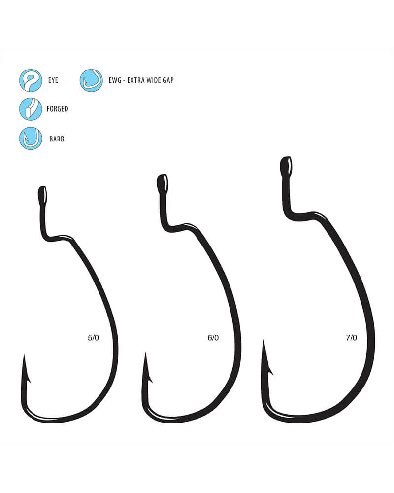 Gamakatsu EWG Monster Hooks - Black - Image 4