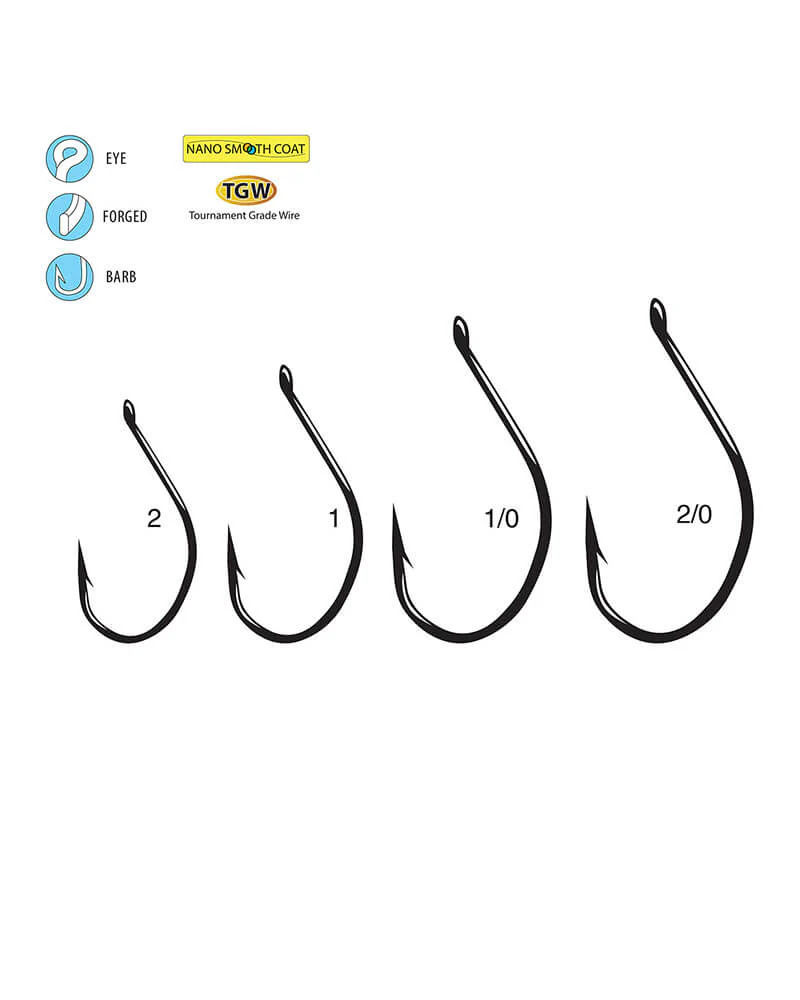 Gamakatsu G-Finesse TGW Drop Shot Nano Hooks - Image 4