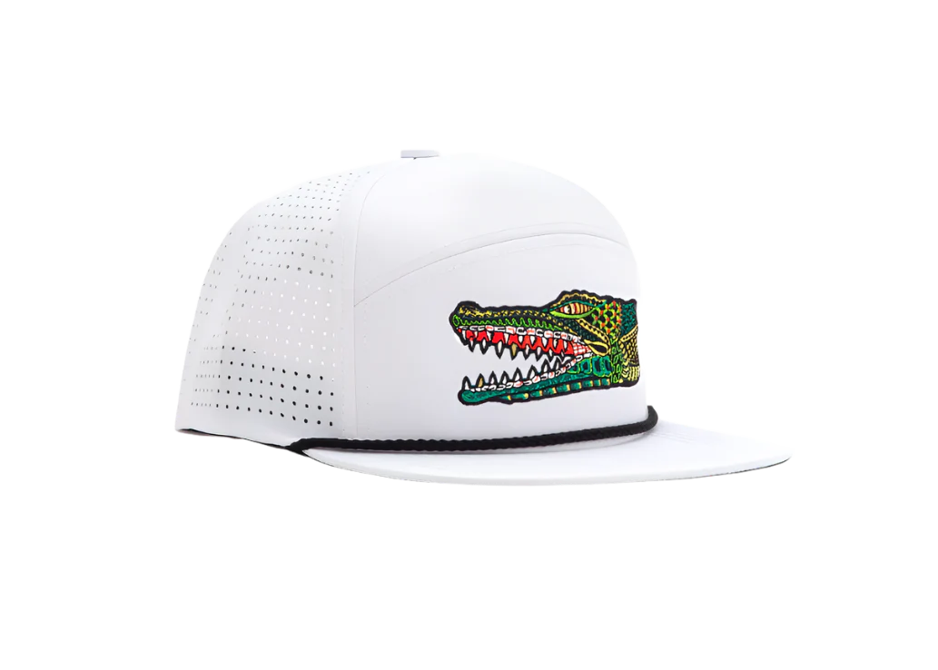 Bajio Gator Head - Performance Flat Brim Hat - Image 2