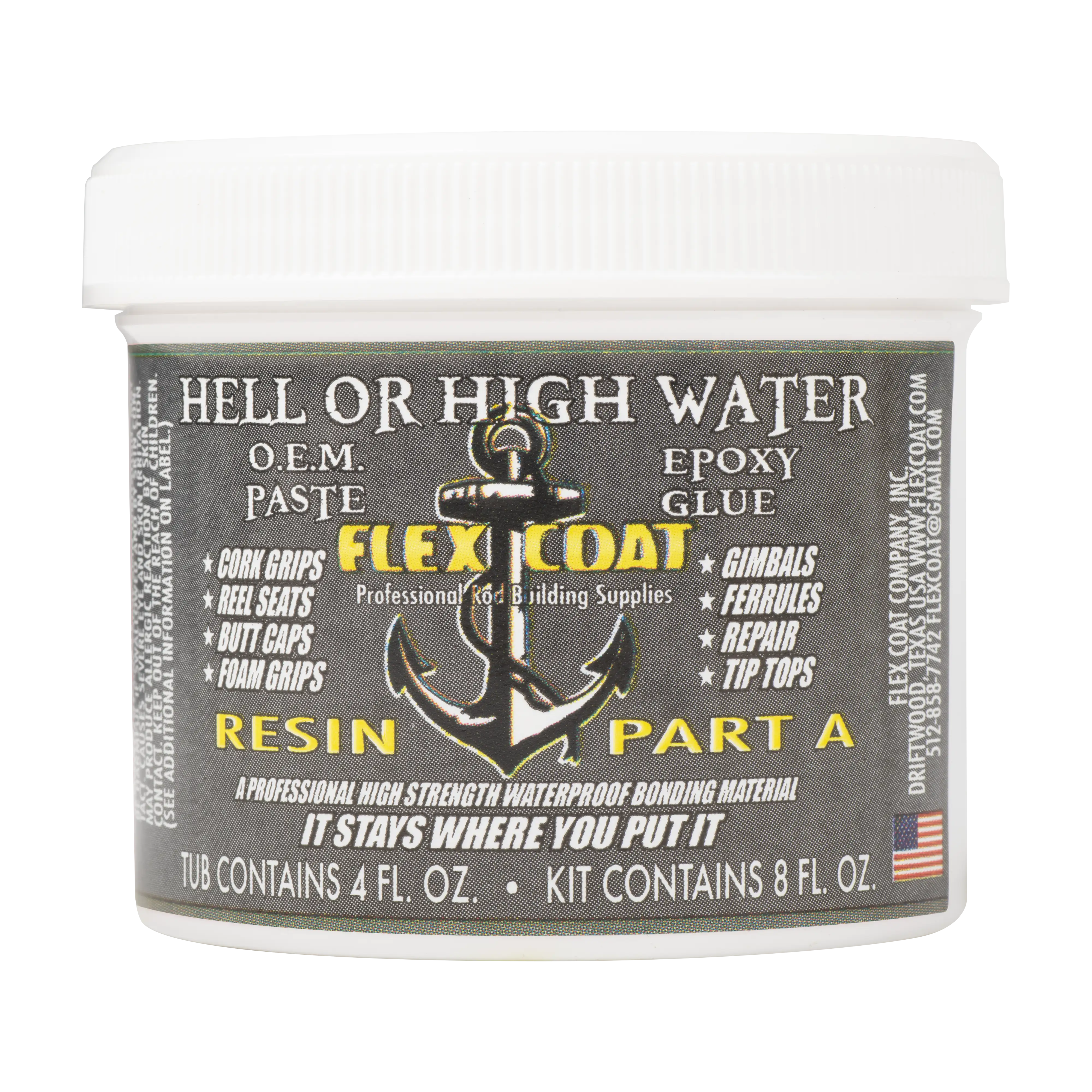 Flex Coat Hell or High Water Paste Epoxy - 8 oz - Image 2