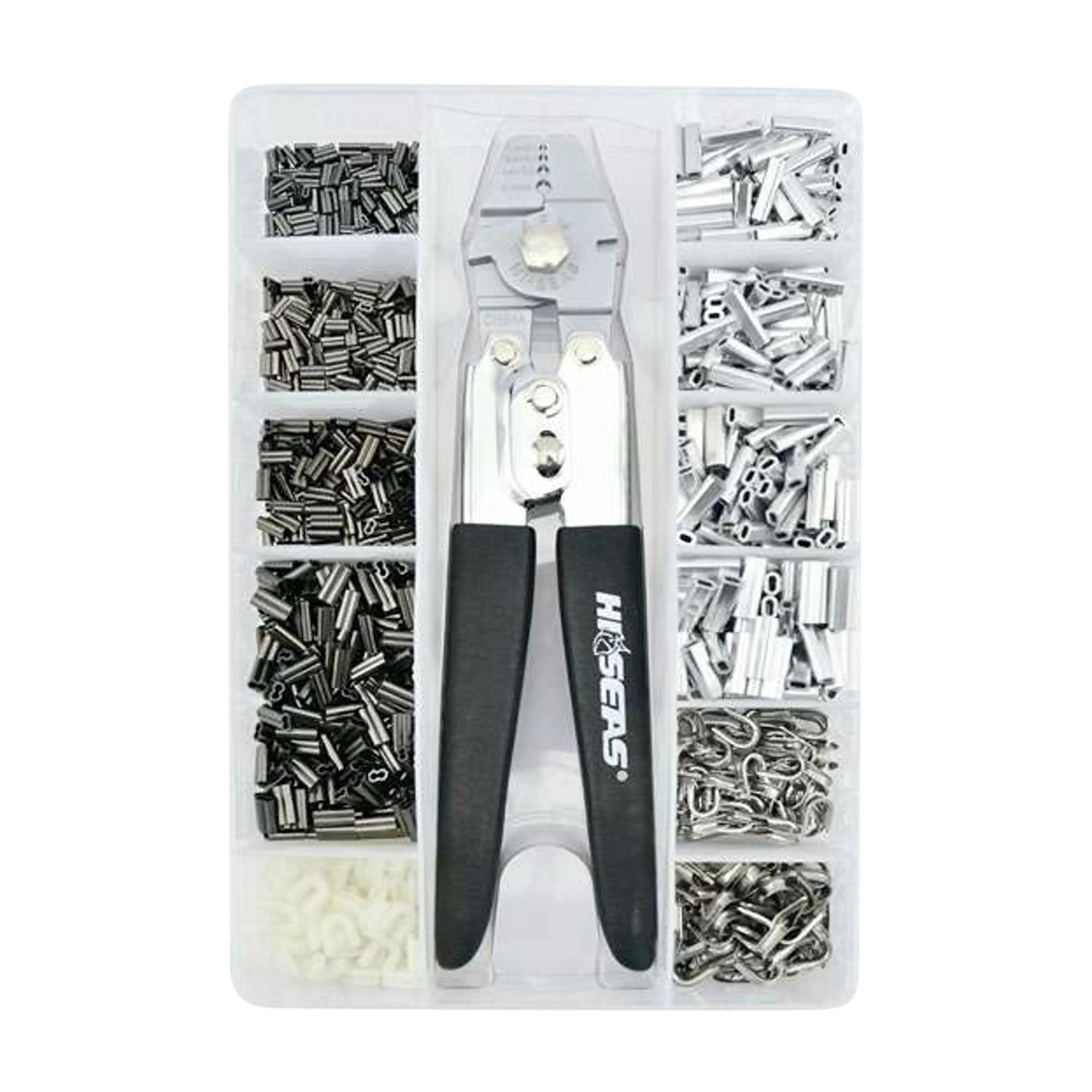 Hi-Seas Deluxe Rigging Kit - Copper Mini Double Barrel Sleeves & Crimping Tool - Image 2