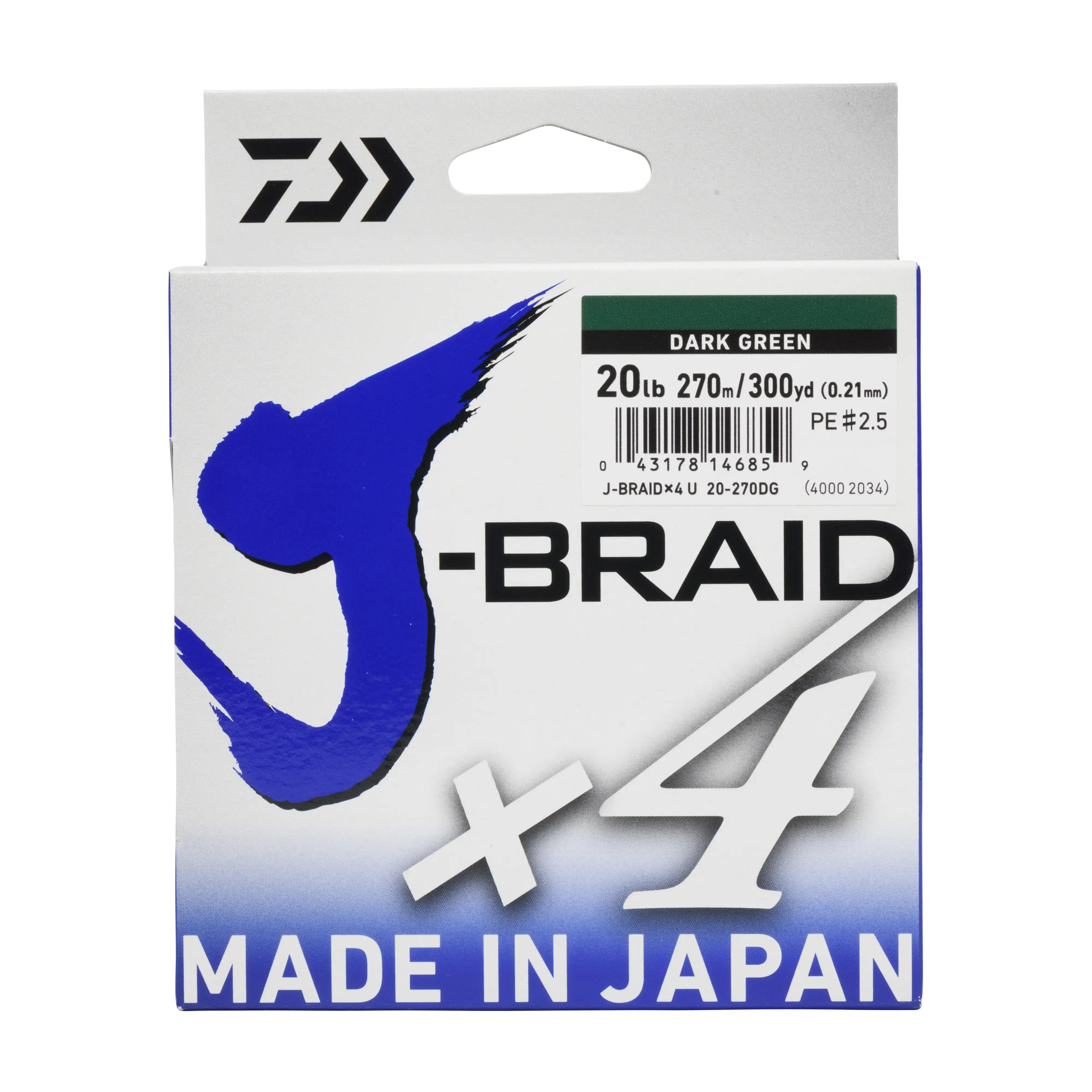 Daiwa J-BRAID x4 Braided Line - 300 Yards - Image 3