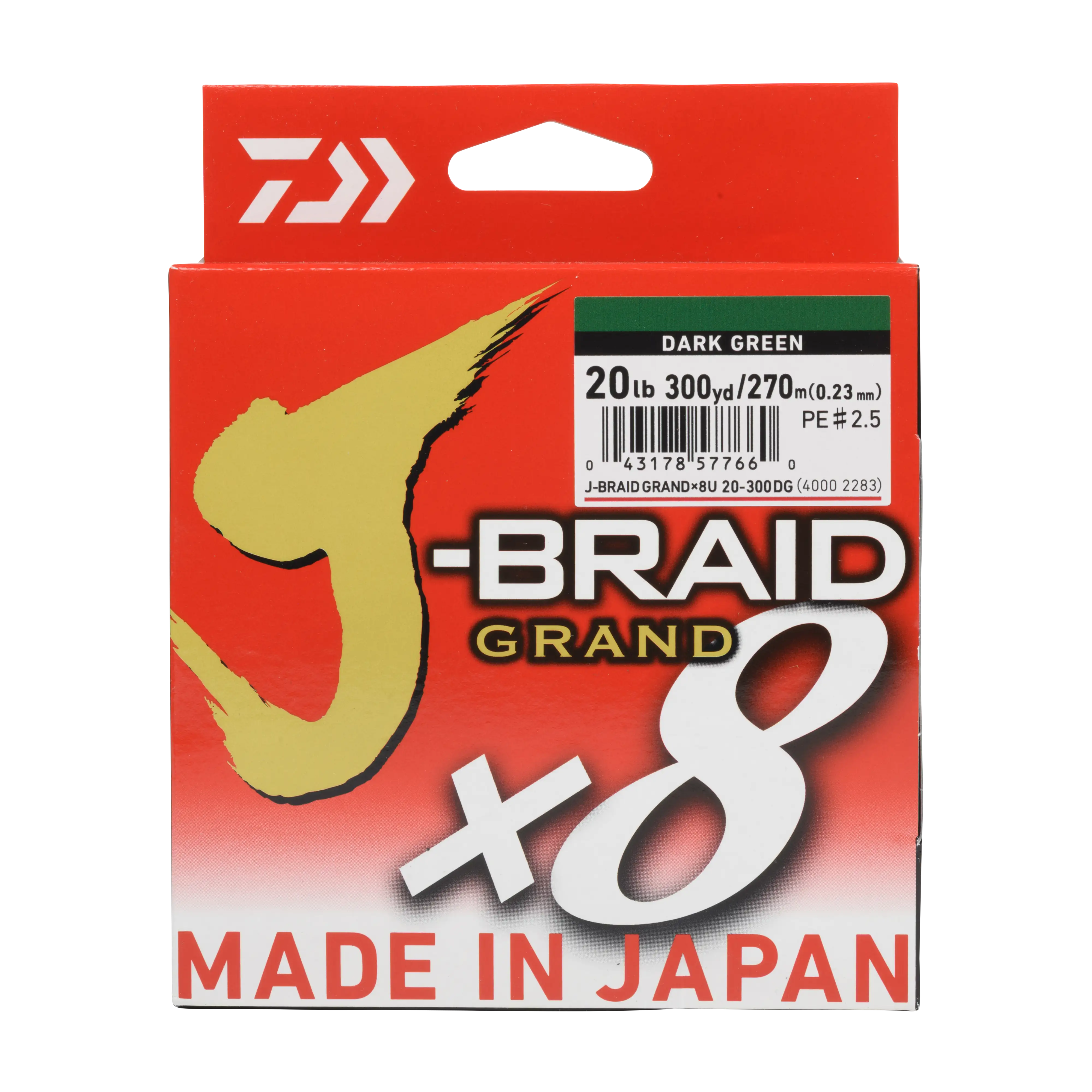 Daiwa J-BRAID X8 Grand Braided Line - 300 Yards - Image 6