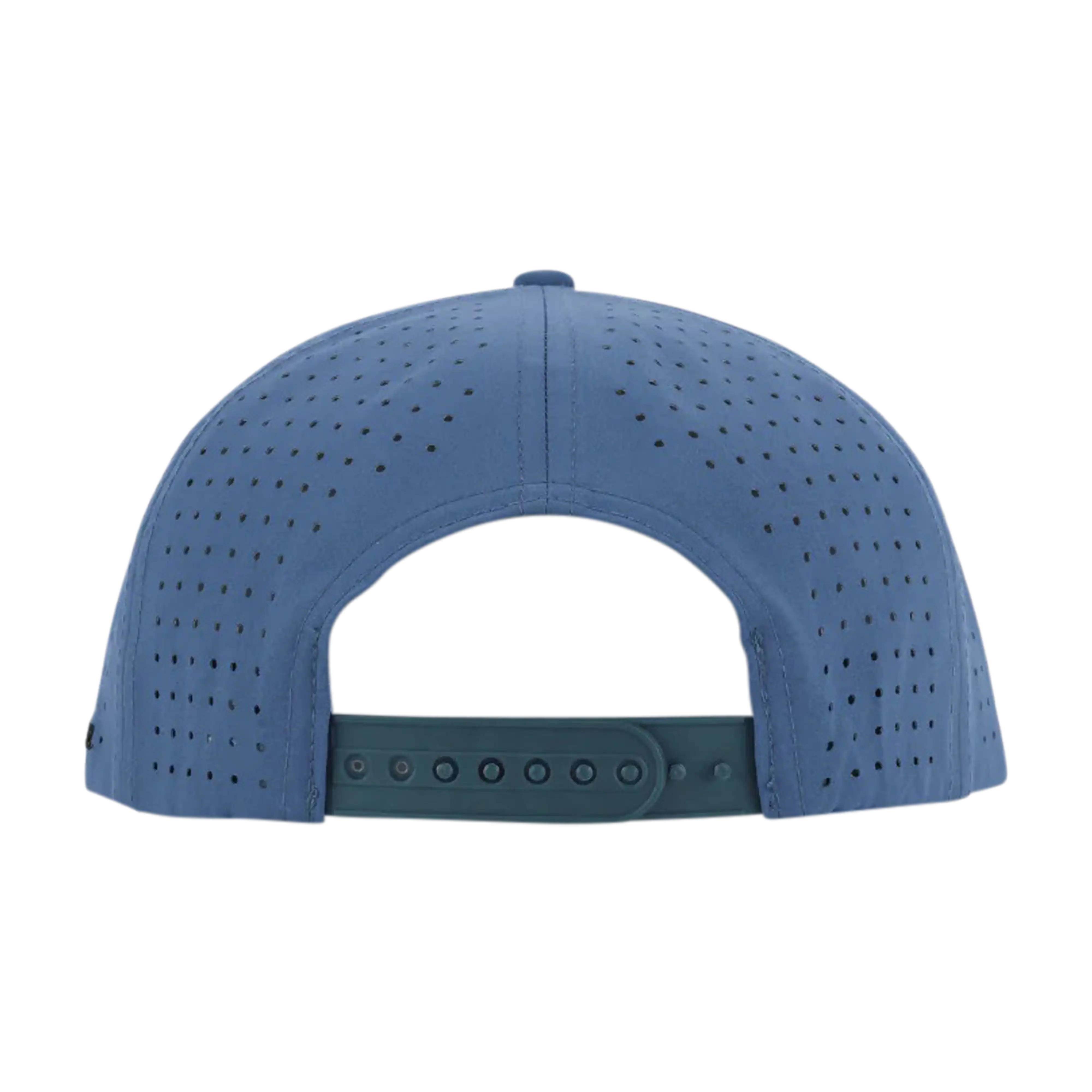 JYG Profishing Navy Leather Patch 5-Panel Hat - Image 5