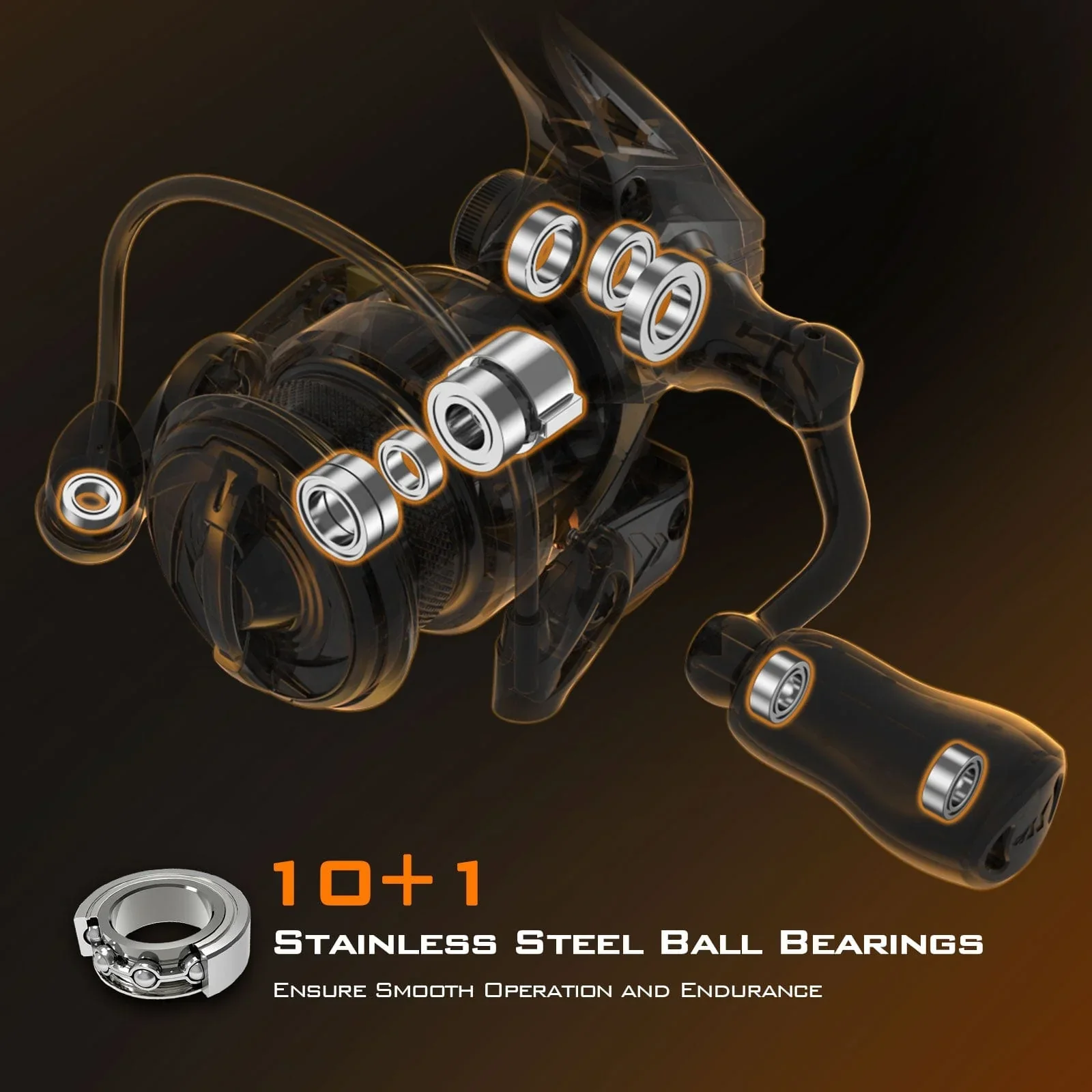 KastKing Kestrel 1000 Spin Finesse System Ultralight Spinning Reel - Image 11