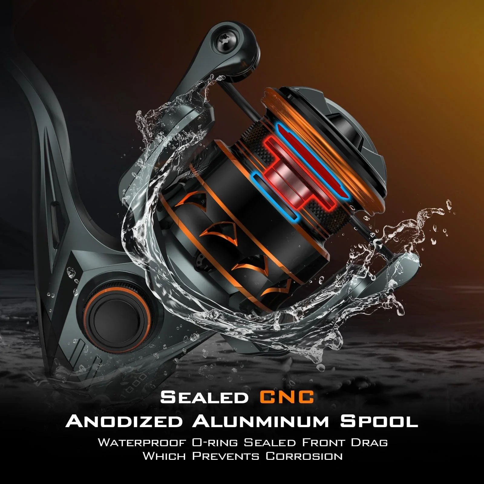 KastKing Kestrel 1000 Spin Finesse System Ultralight Spinning Reel - Image 4