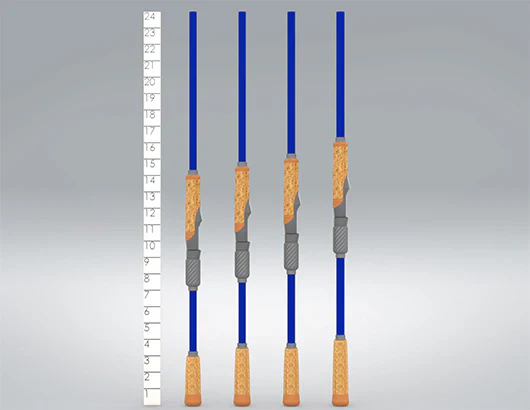 St. Croix Legend Tournament Bass Spinning Rods - Image 6
