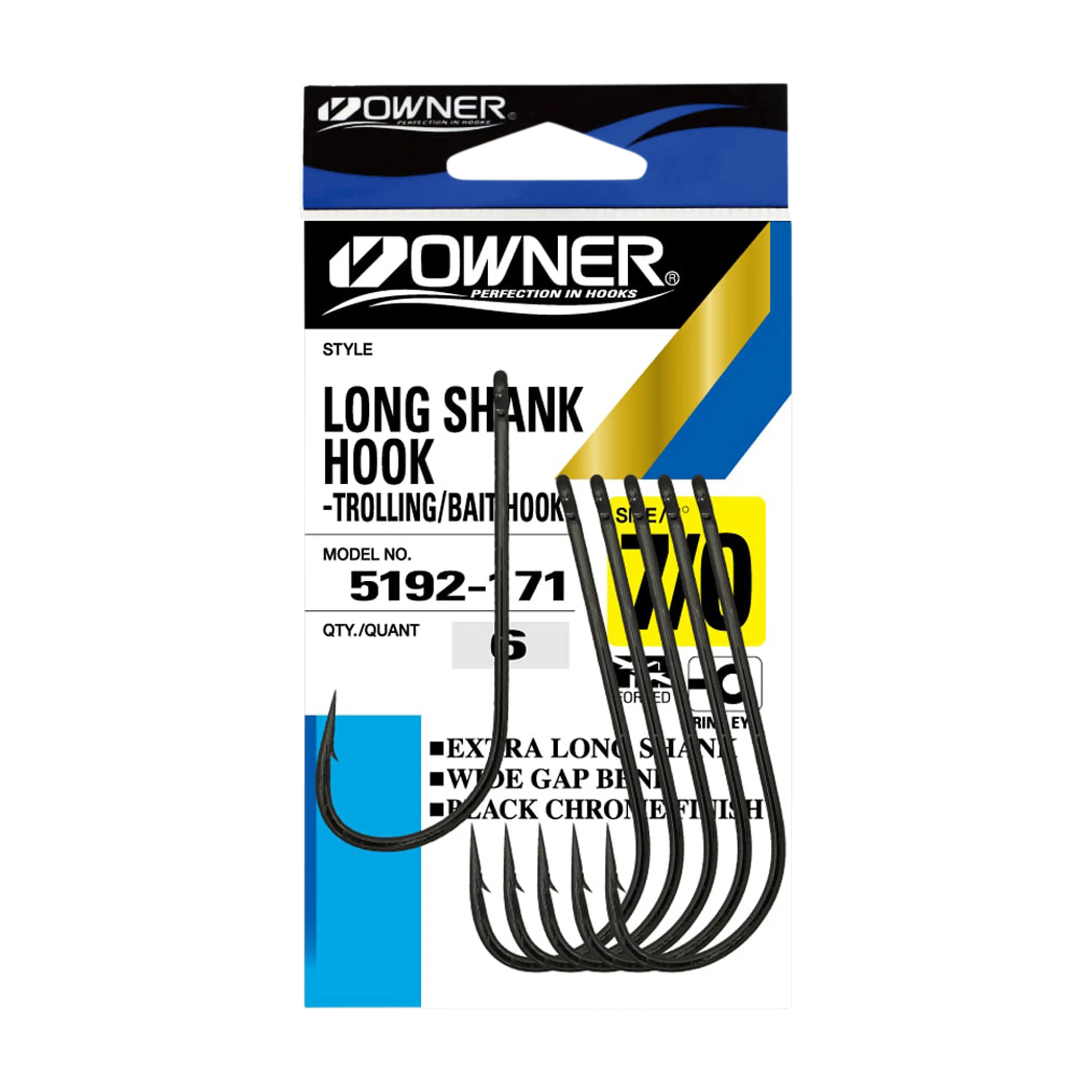 Owner Long Shank Hooks - Image 2