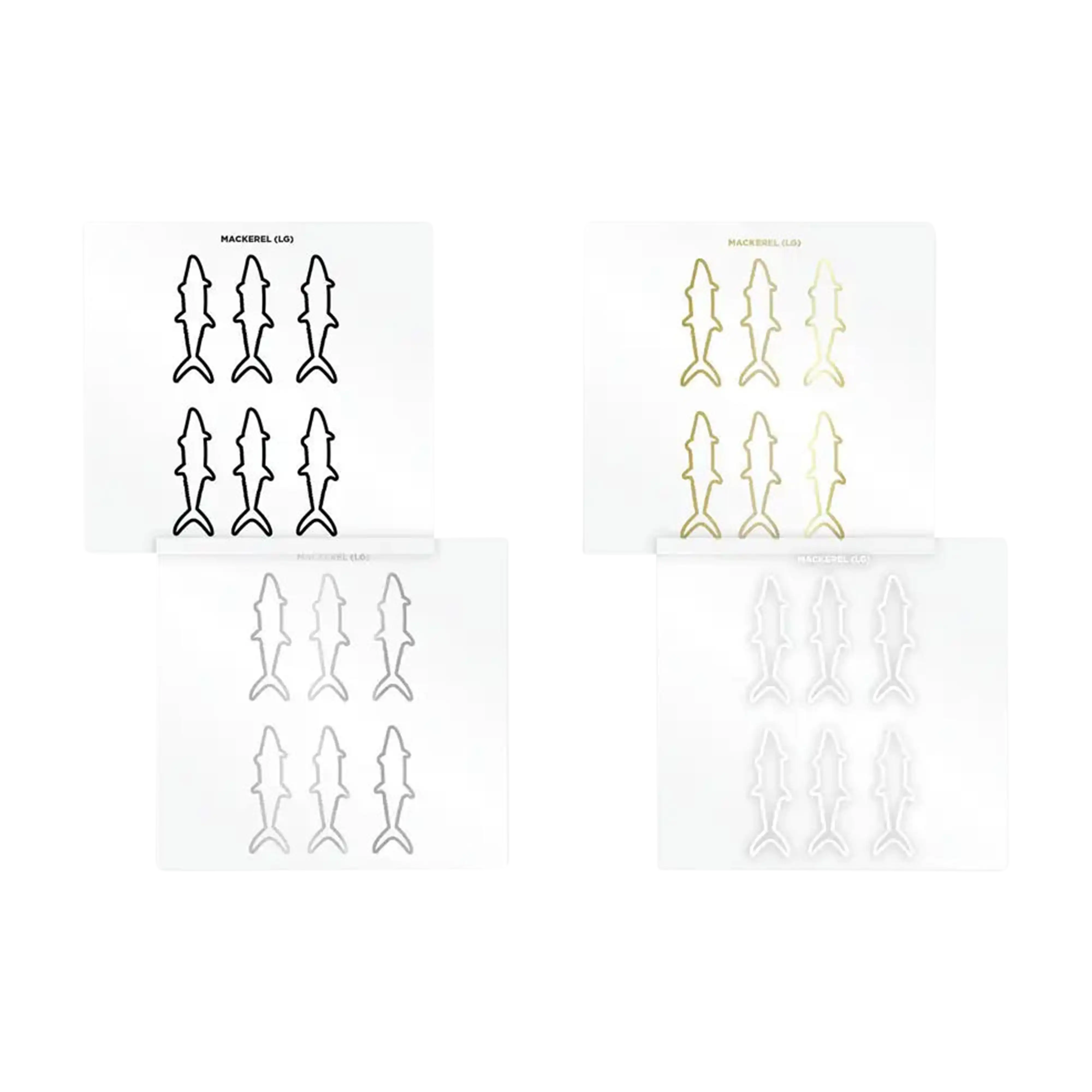 Mud Hole Mackerel Silhouette Rod Decals - Peel & Stick - Image 2