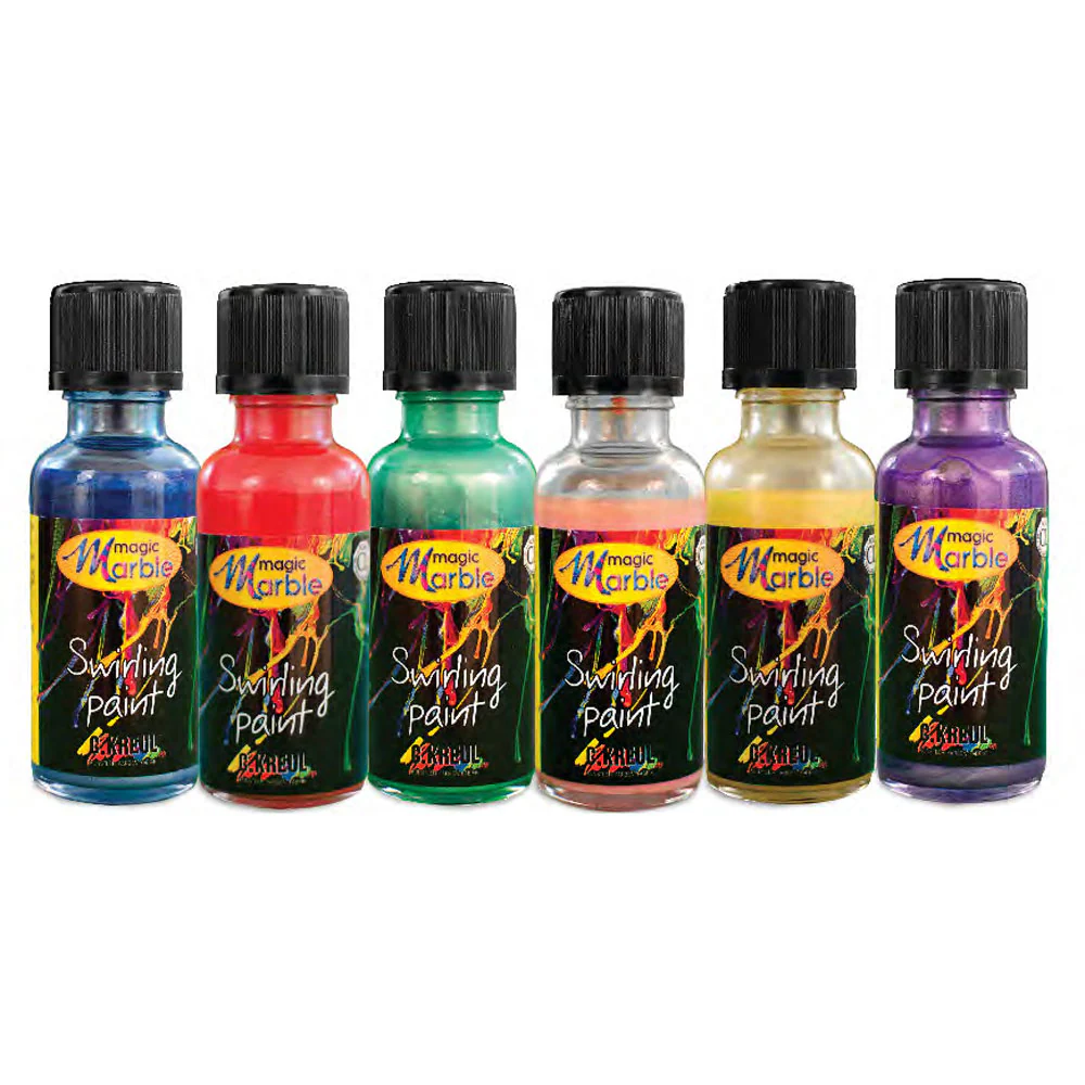 Magic Marble Swirling Paints – Easy Marbling with Tap Water (1oz Bottles) - Image 37