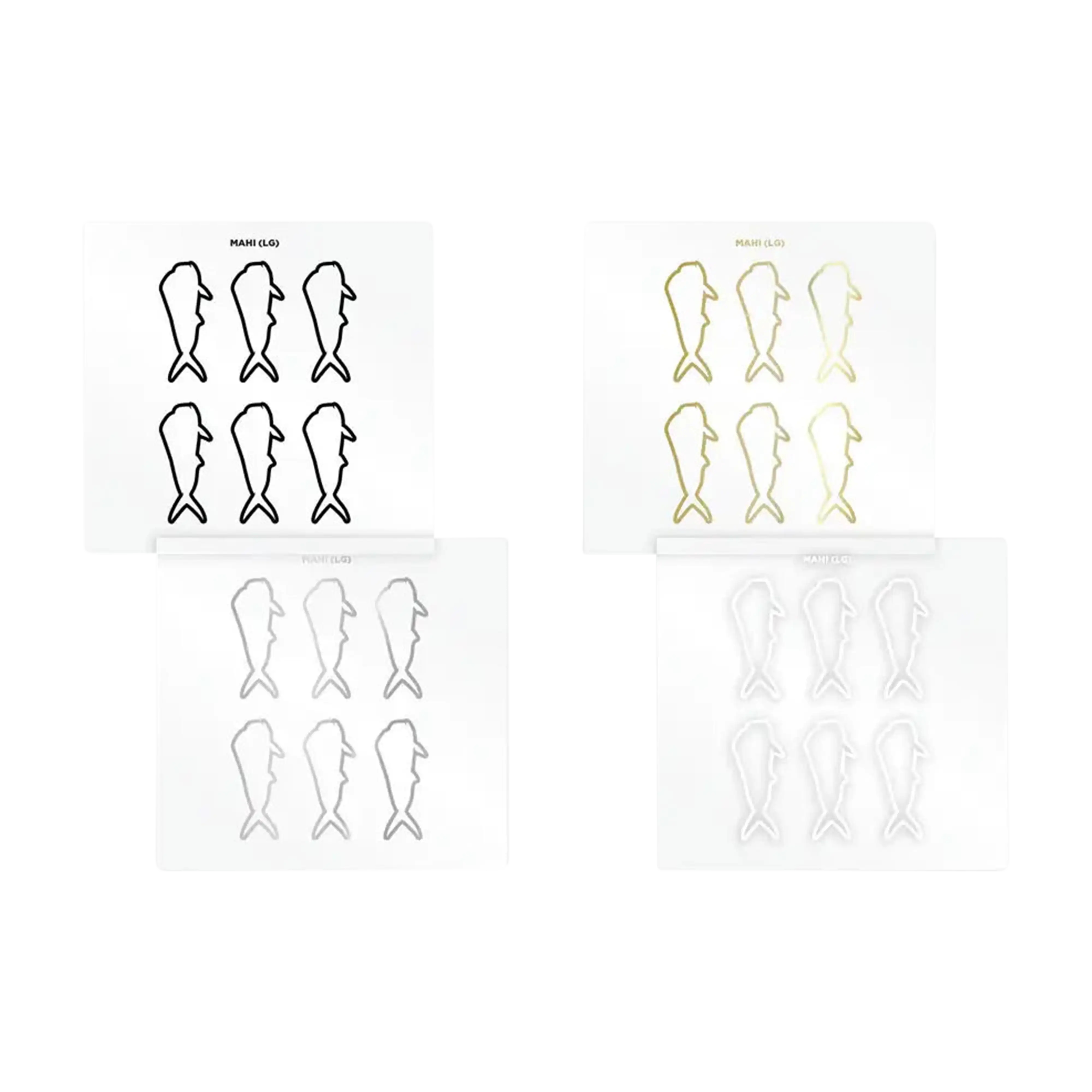 Mud Hole Mahi Mahi Silhouette Rod Decals - Peel & Stick - Image 2