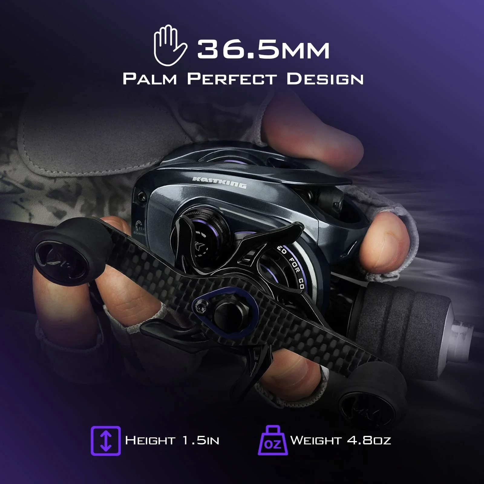 KastKing Mg12 Elite Magnesium Baitcasting Reel - Image 11