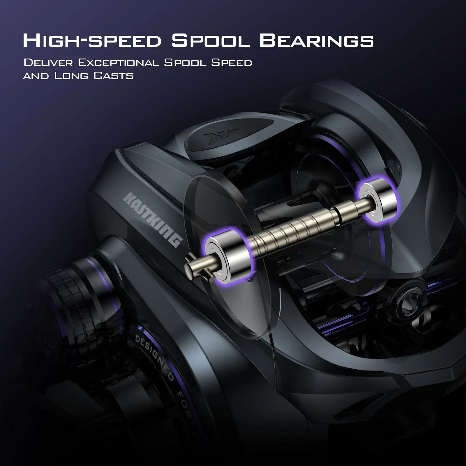 KastKing Mg12 Elite Magnesium Baitcasting Reel - Image 7
